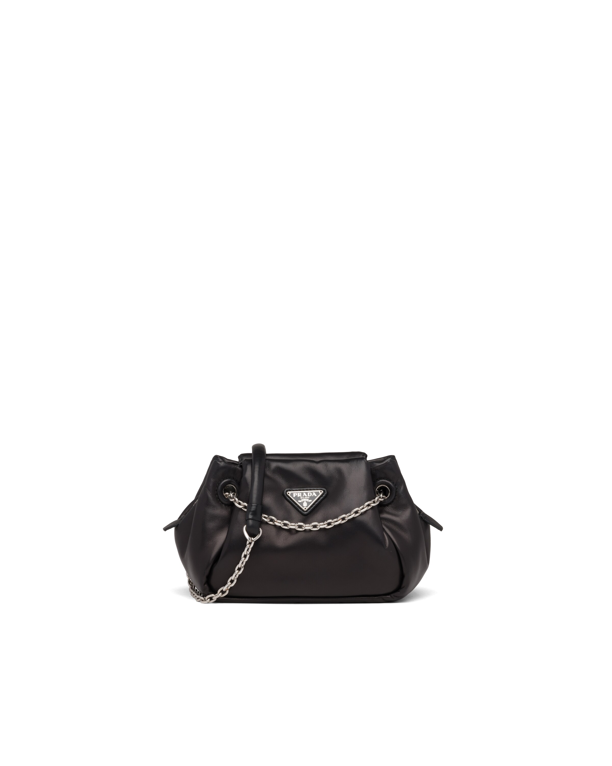 Nappa leather shoulder bag Prada