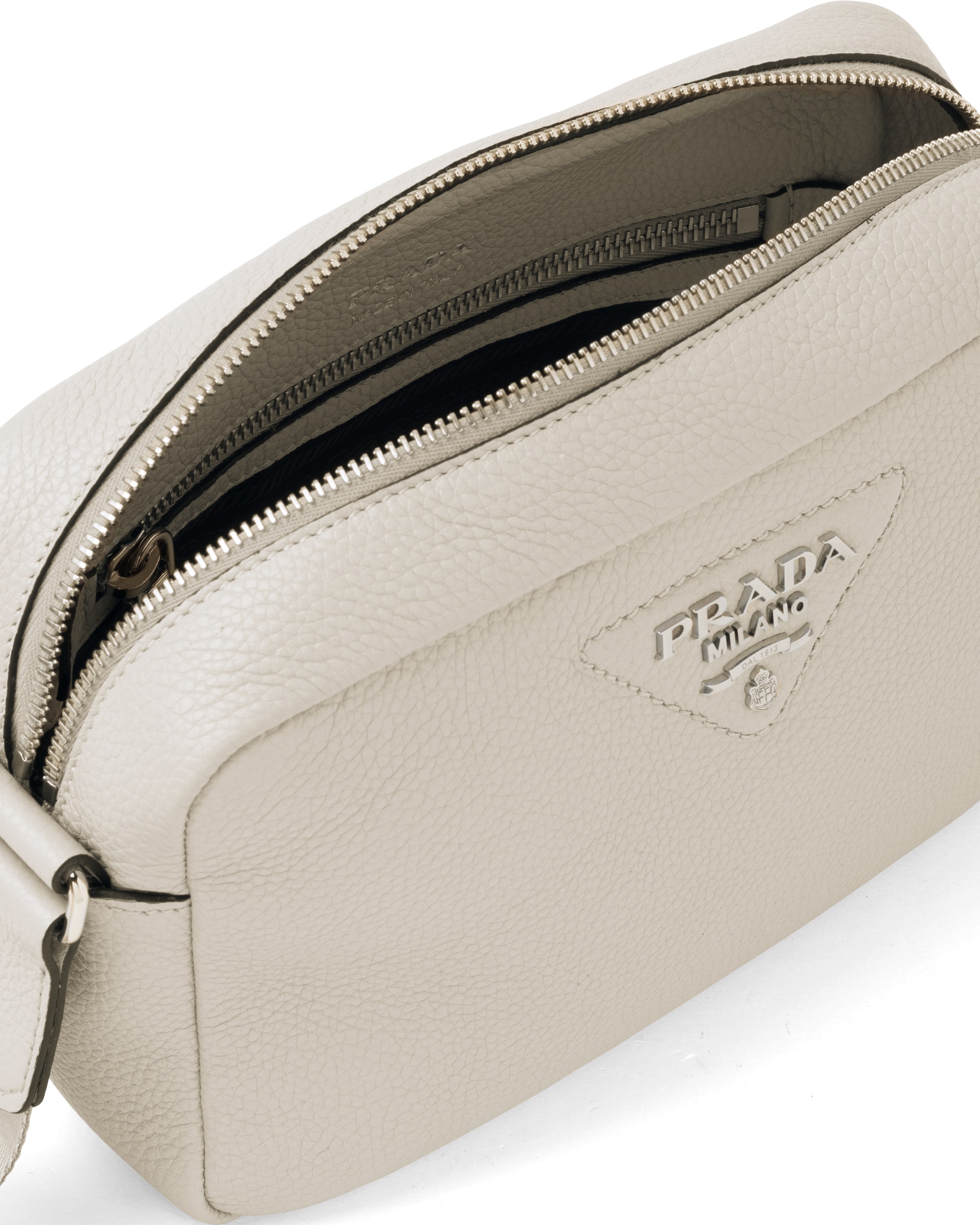 nude prada shoulder bag