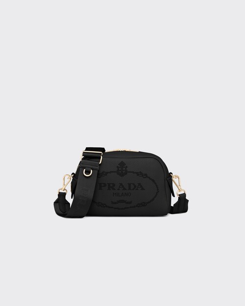 Prada black shoulder bag clearance