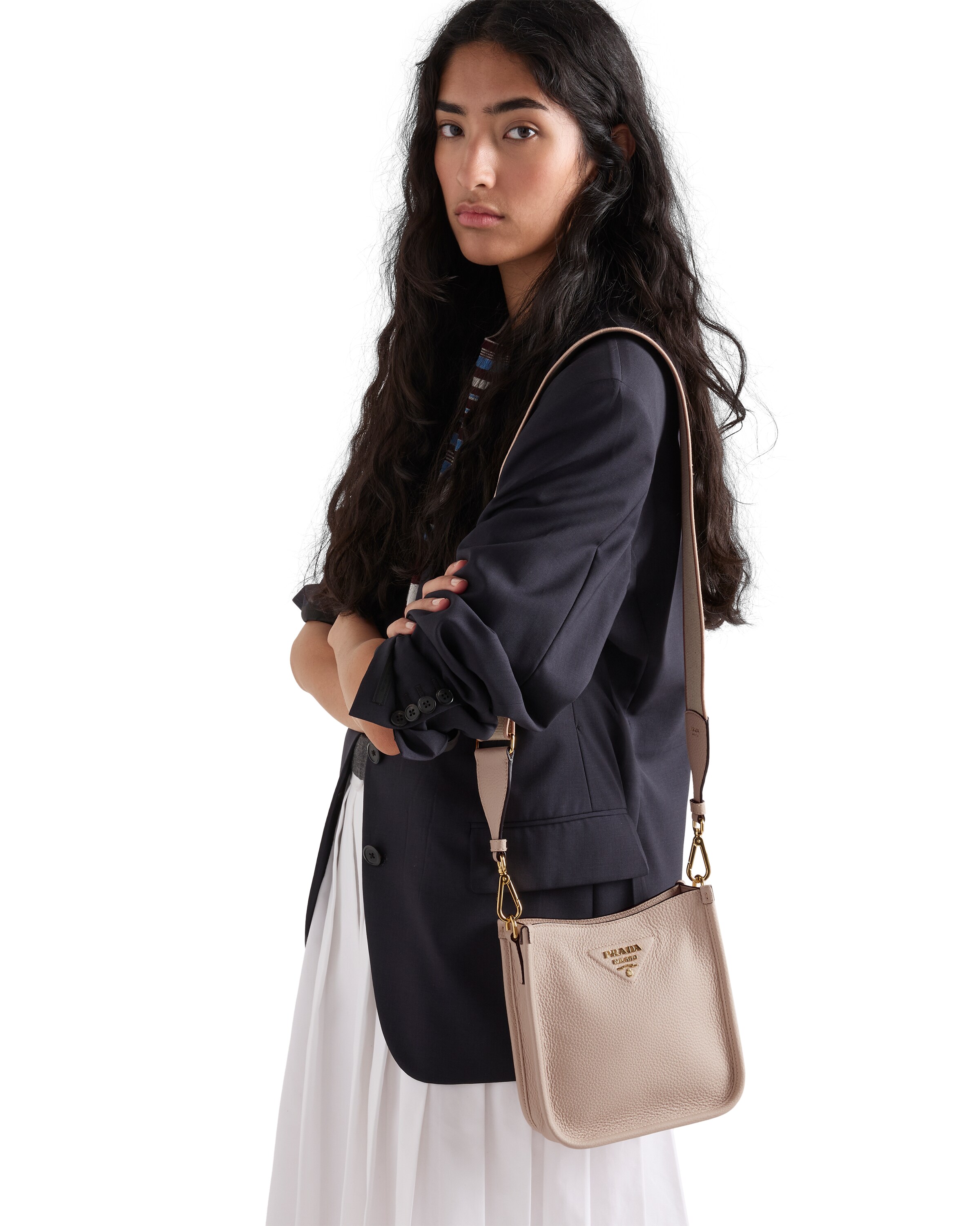 Prada Mini Leather Shoulder Bag