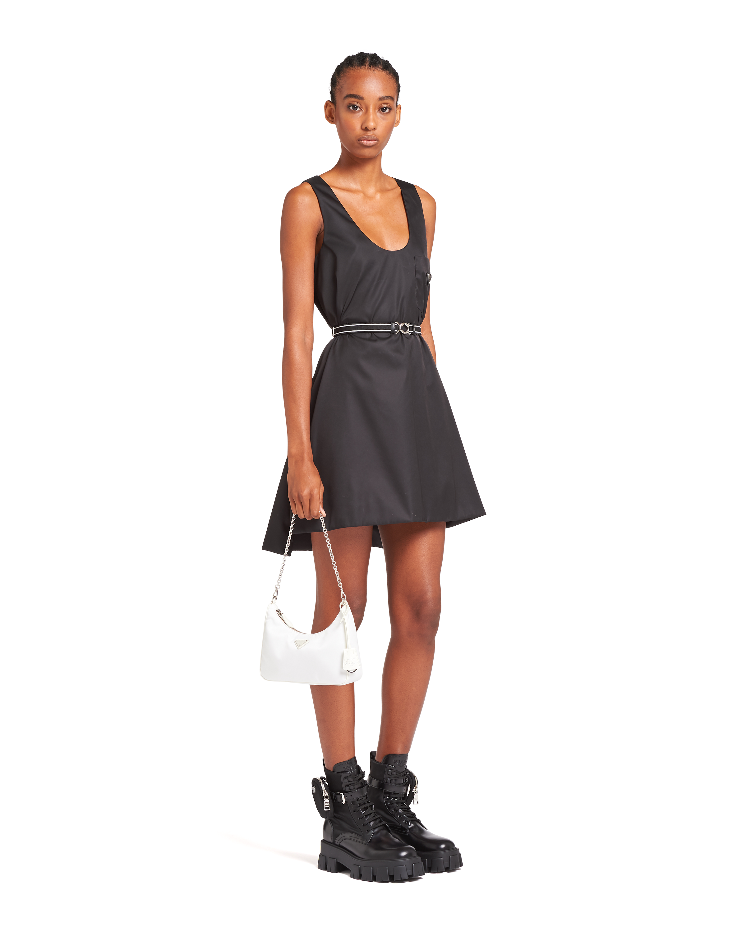 White Prada ReEdition 2005 Nylon Bag Prada