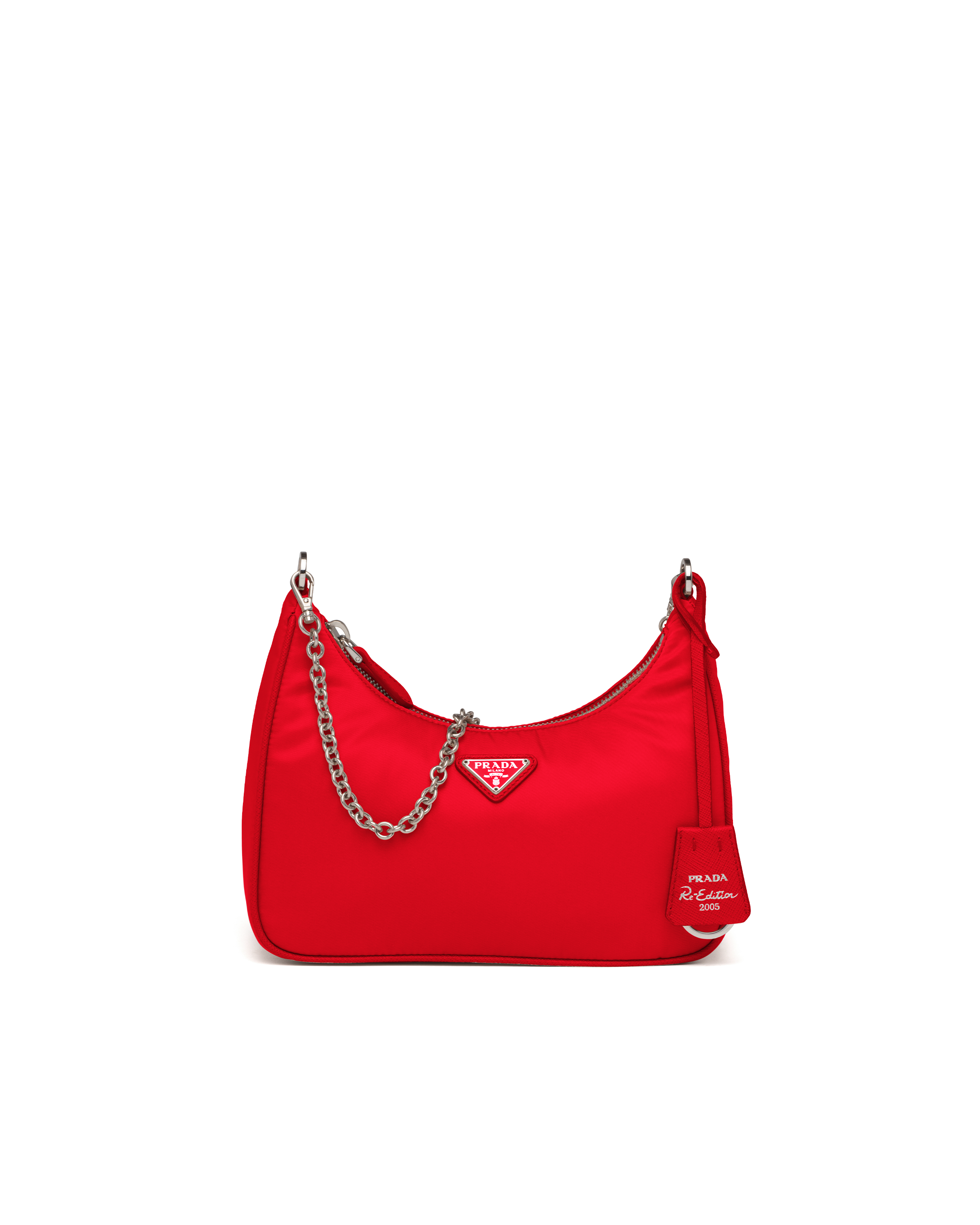 prada shoulder bag red