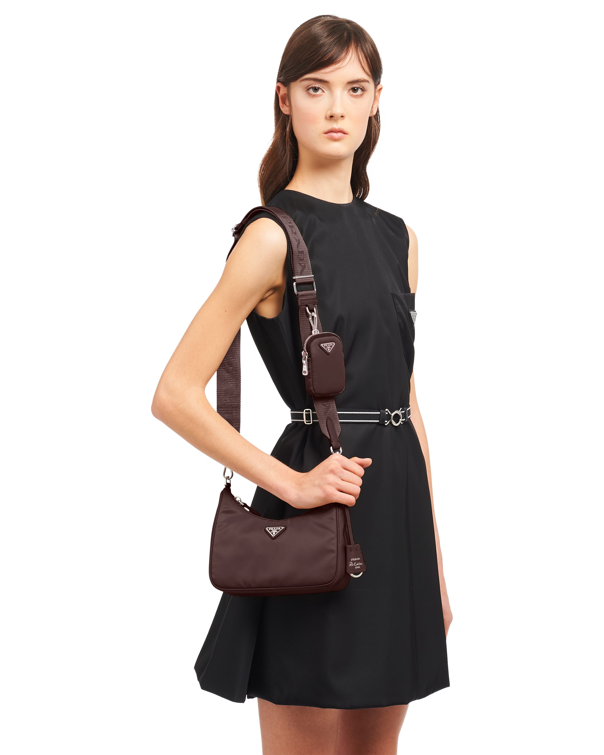 Coffee Prada Re-Edition 2005 nylon