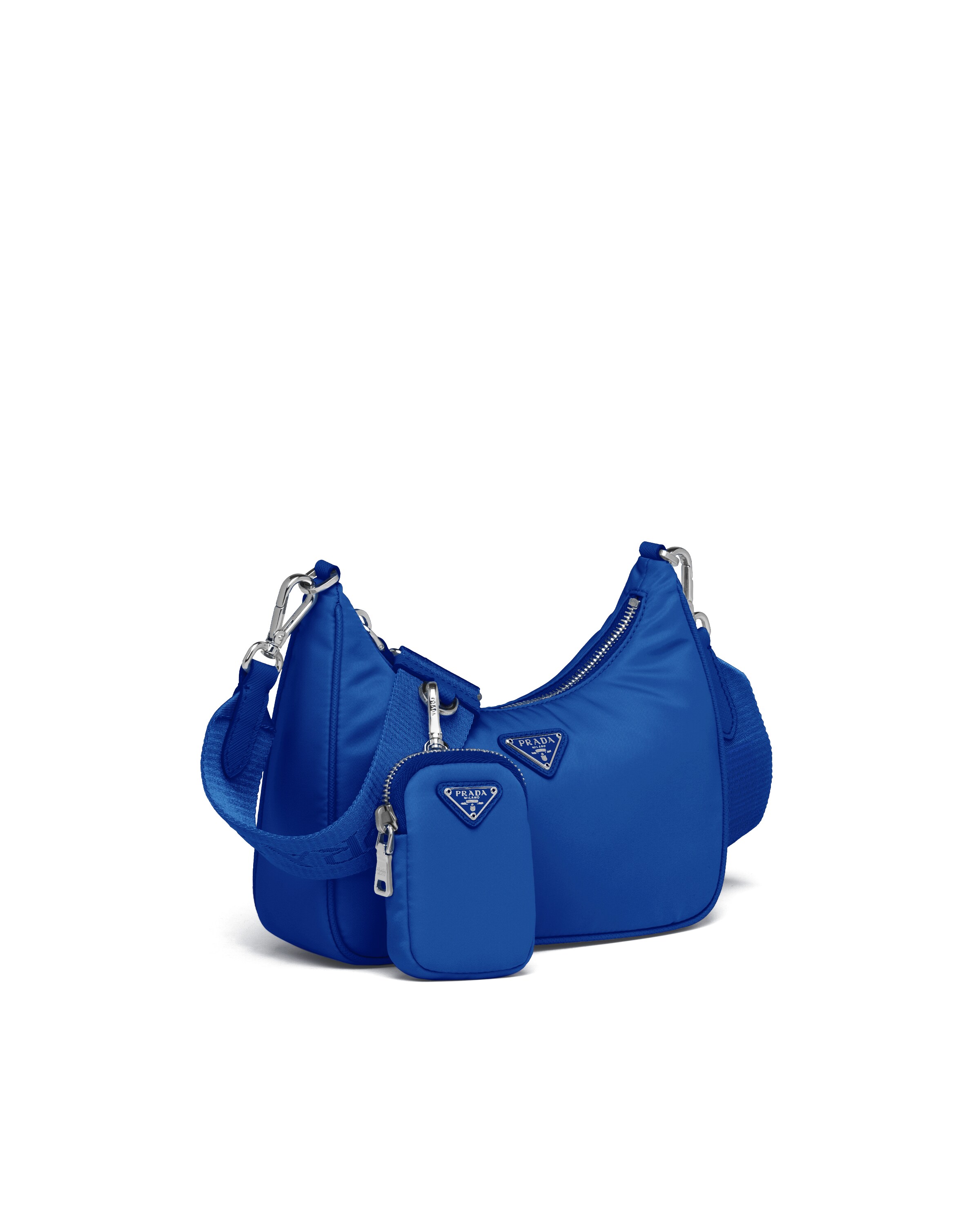 Indigo Blue Prada ReEdition 2005 Nylon Bag Prada