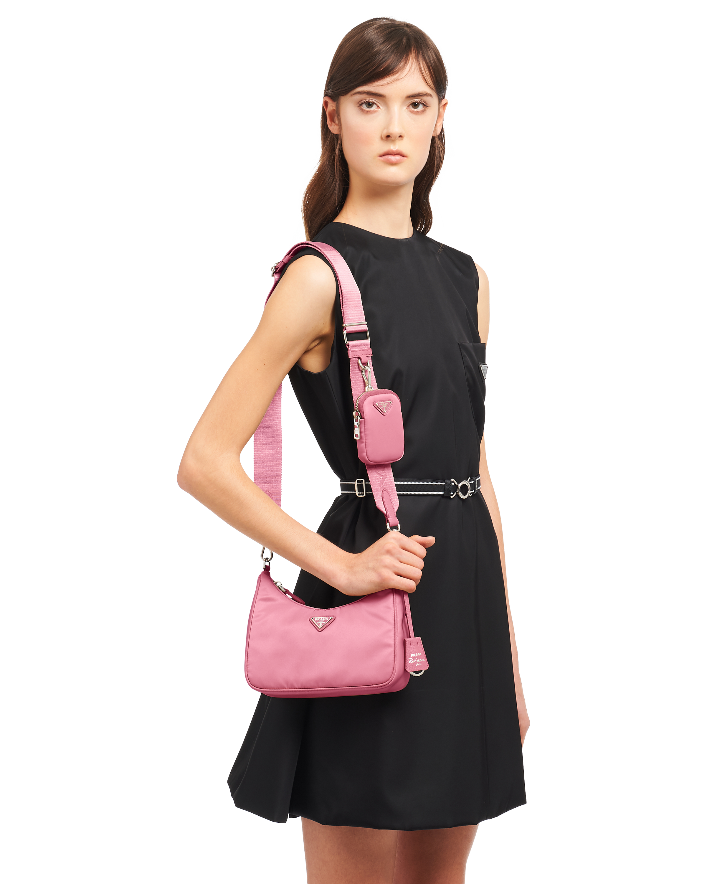 pink prada re edition bag