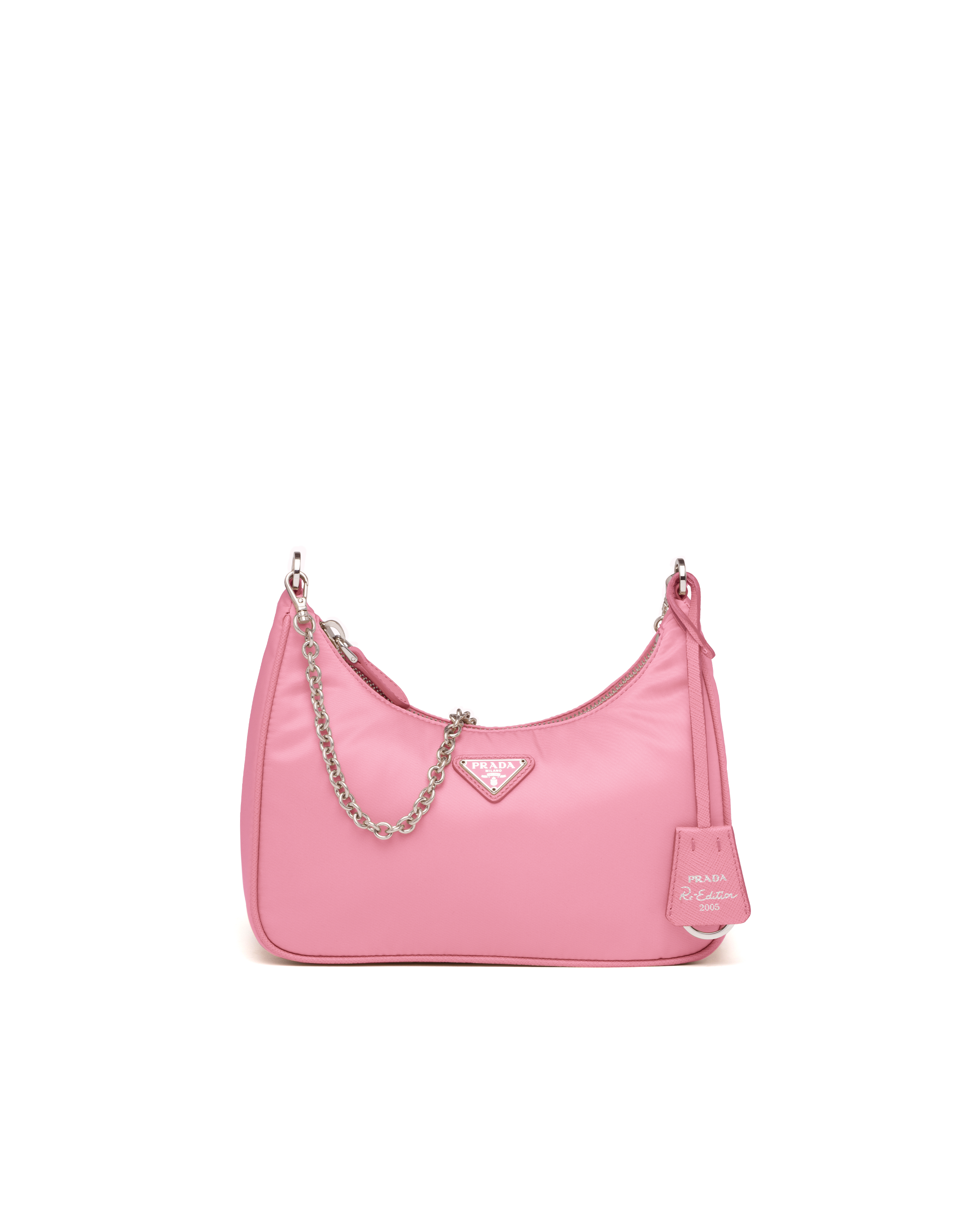 pink prada nylon bag