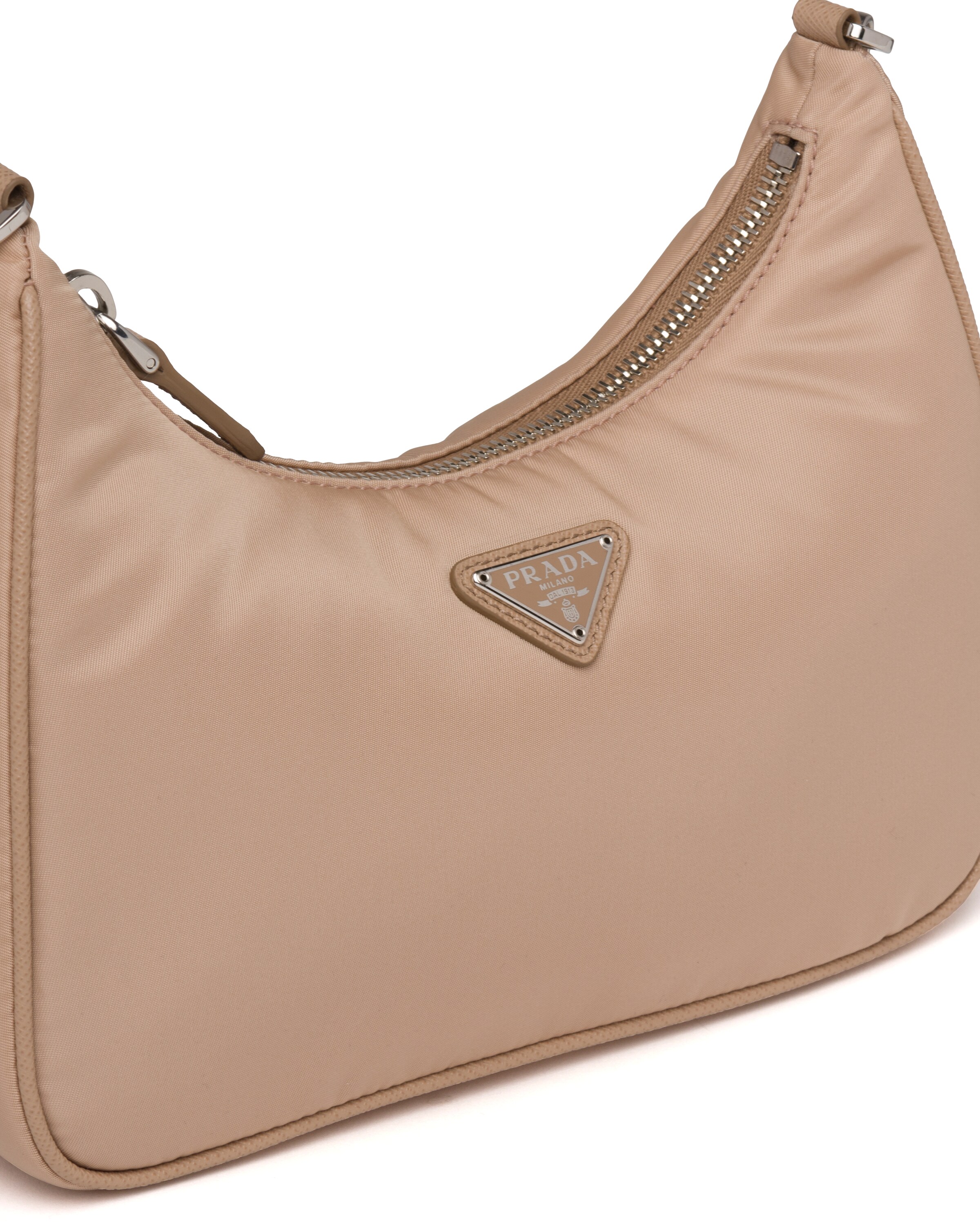 Cameo Beige Prada ReEdition 2005 nylon shoulder bag Prada