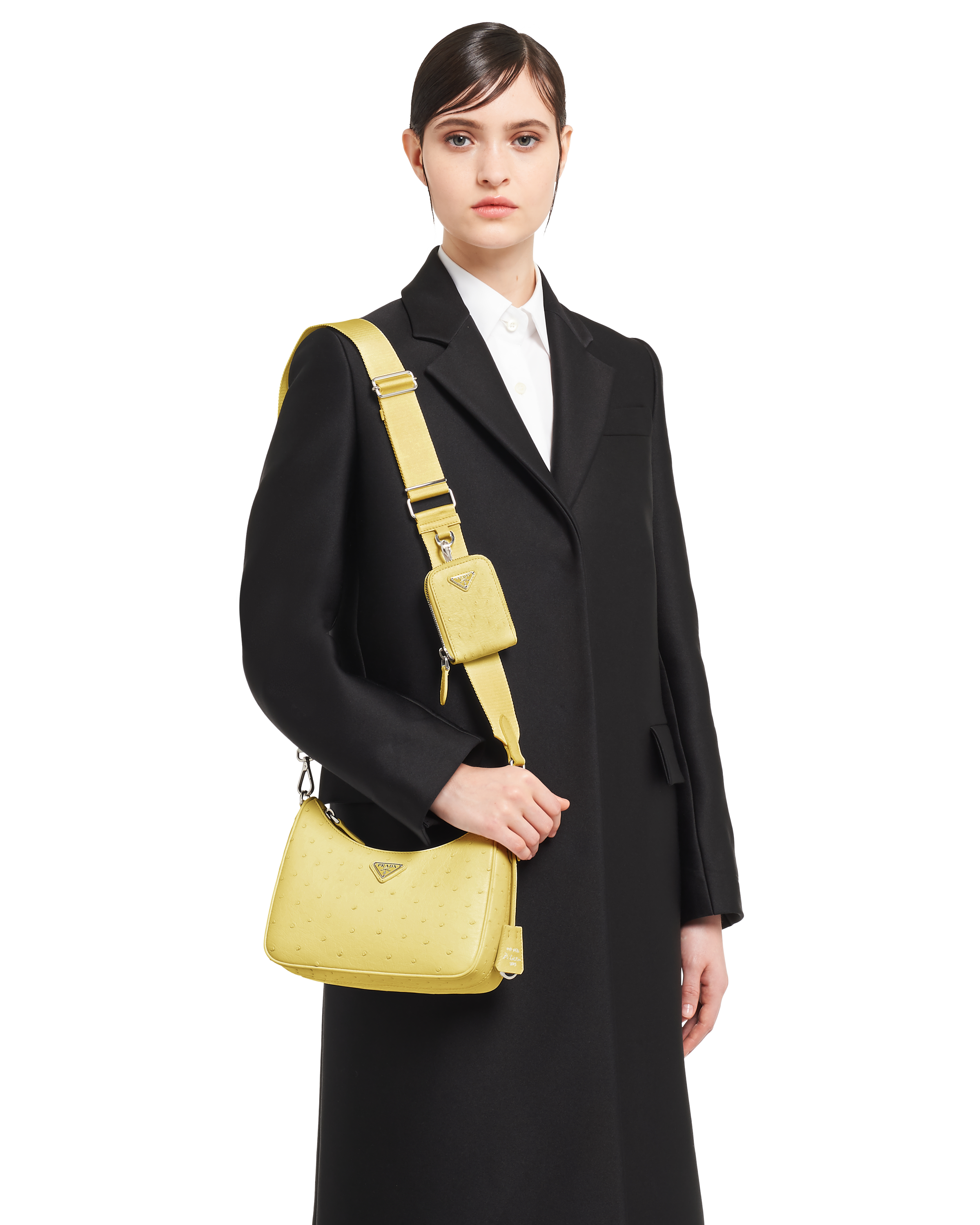 manteau jaune prada