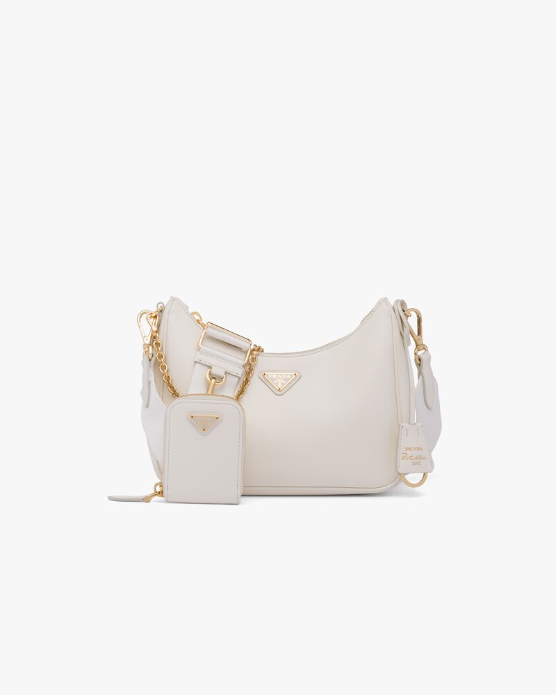 prada white tote
