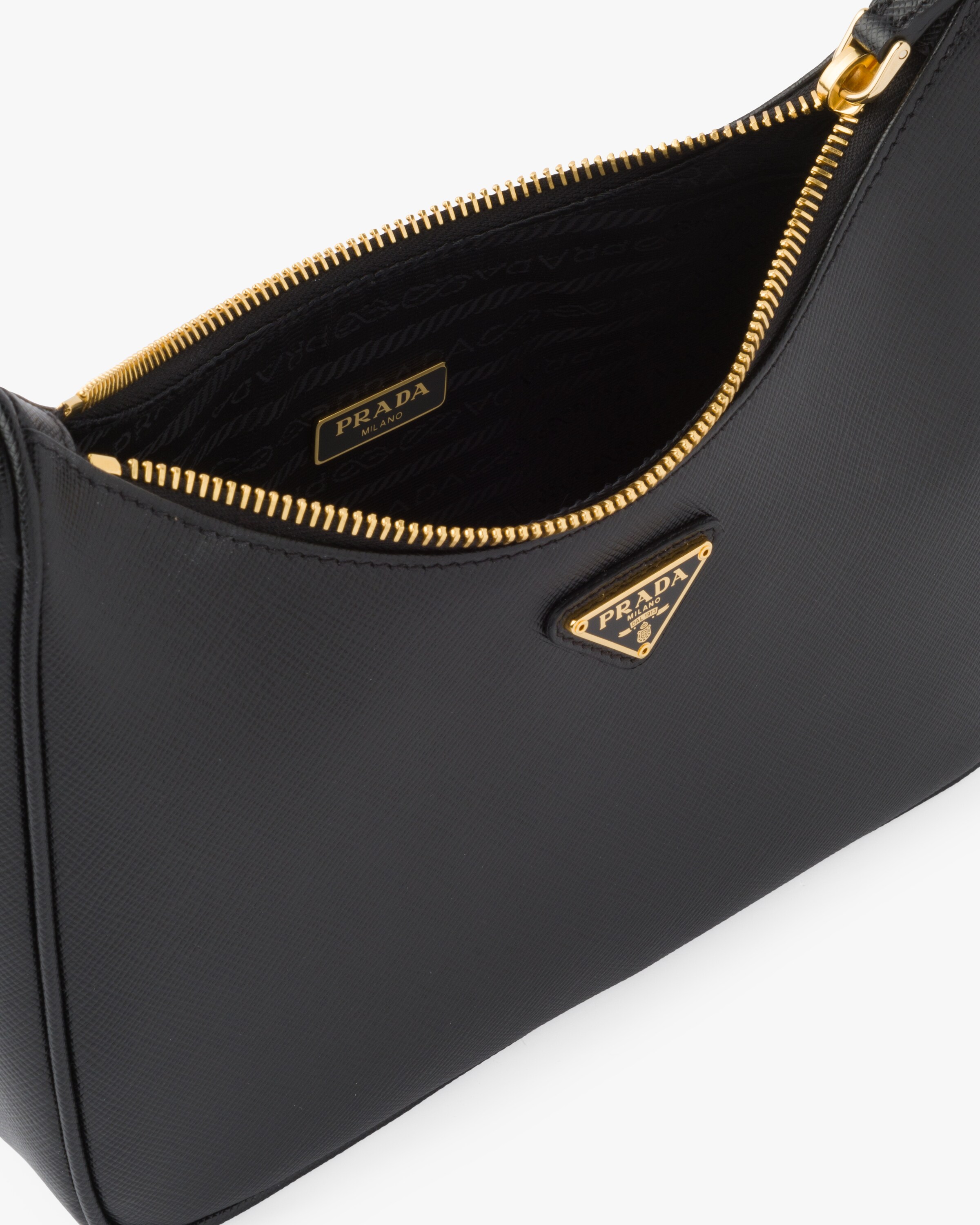 Black Prada ReEdition 2005 Saffiano leather bag Prada