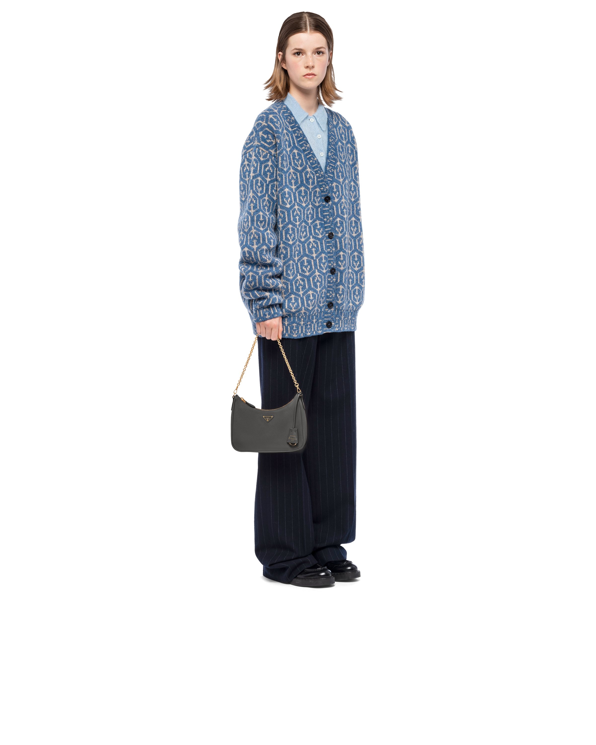 Prada حقيبة Prada Re\u002DEdition 2005 من جلد سافيانو 7