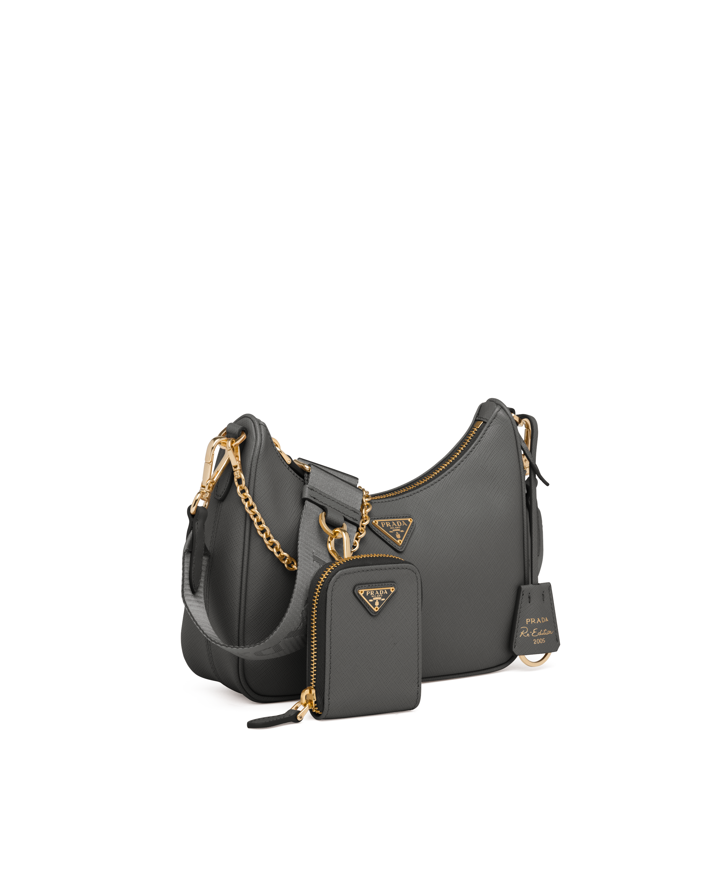Slate Prada Re-edition 2005 Saffiano Leather Bag | PRADA Slate Prada Re-edition 2005 Saffiano Leather Bag | PRADA