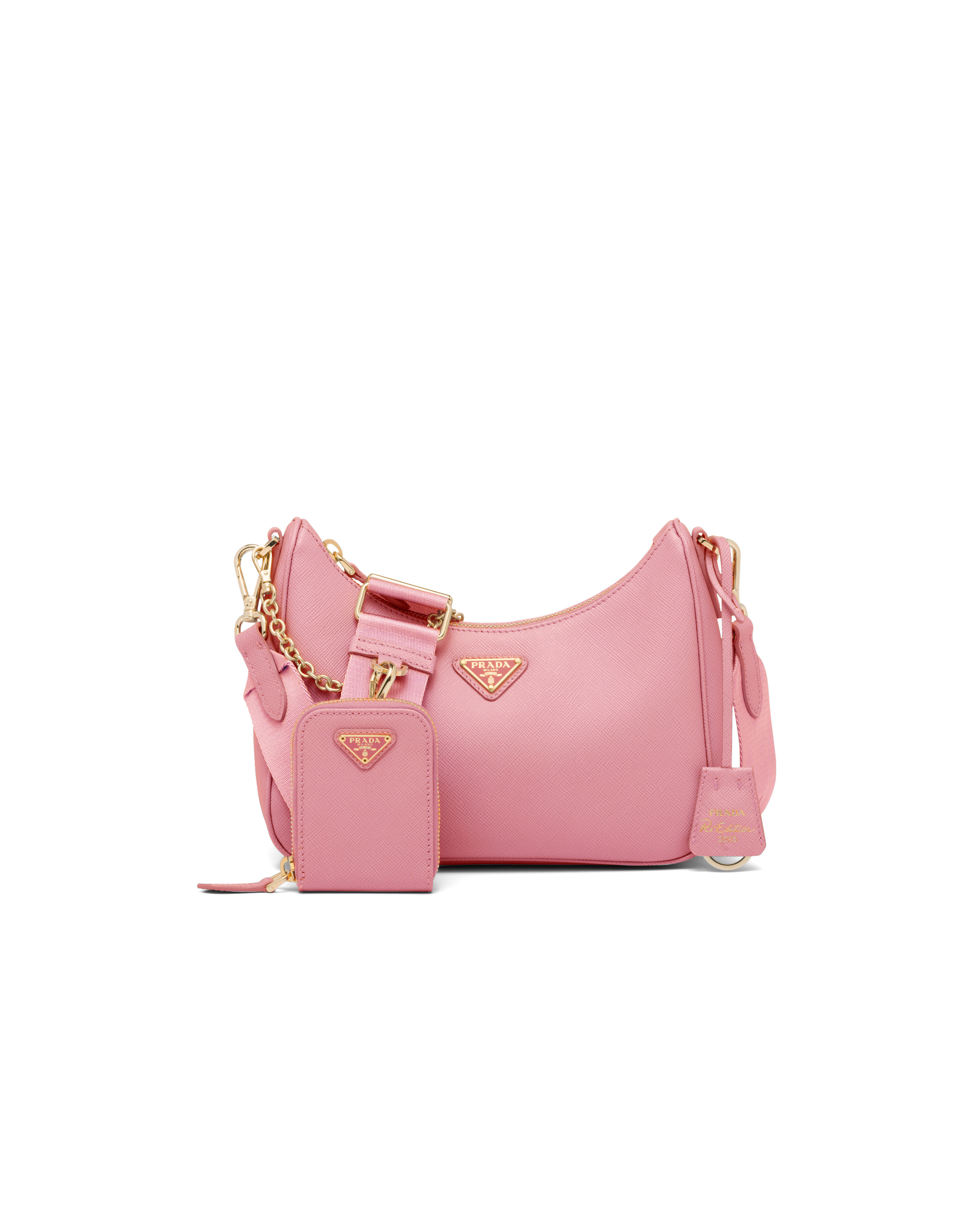 Pink prada bag re edition outlet