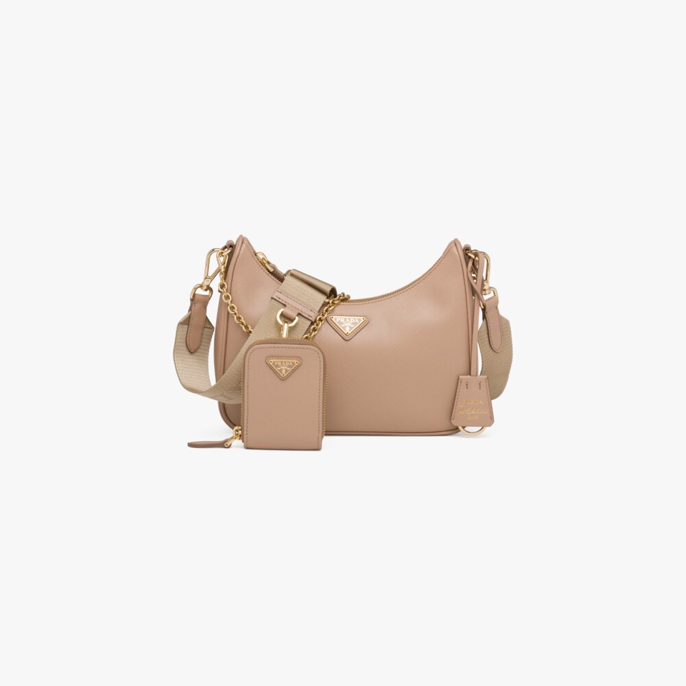 Cameo Beige Prada ReEdition 2005 Saffiano leather bag Prada