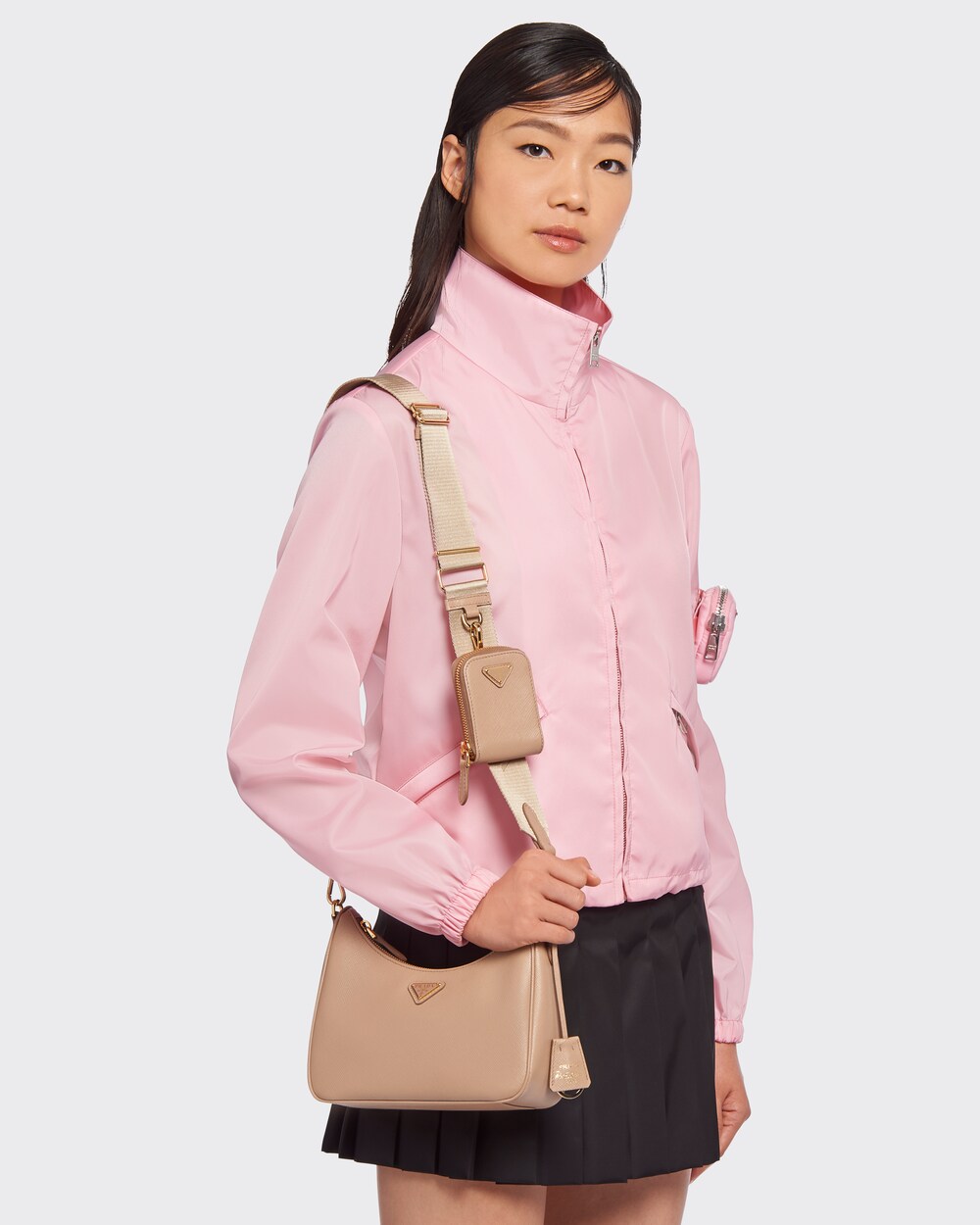 prada cameo beige bolsa