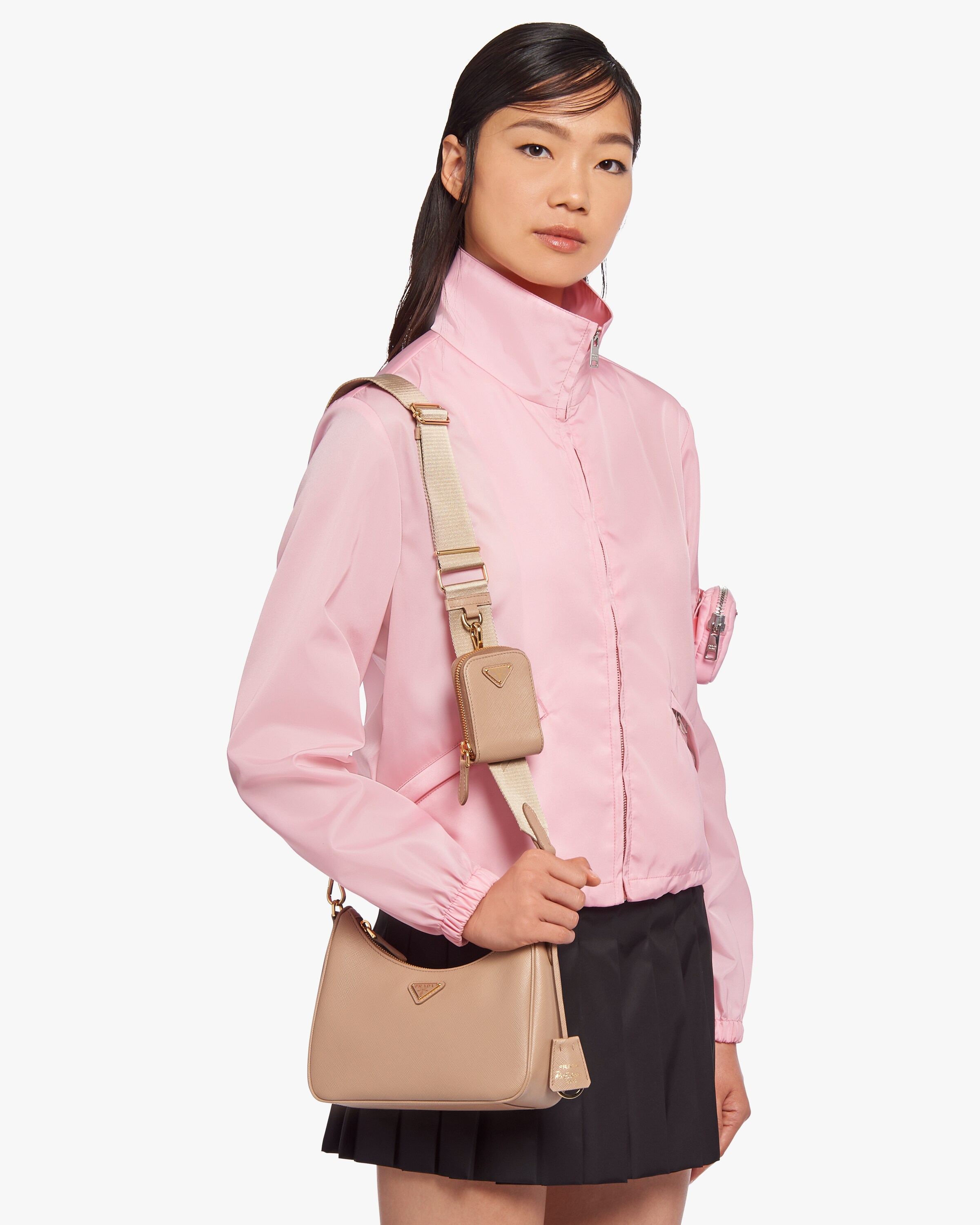 Cameo Beige Prada ReEdition 2005 Saffiano leather bag Prada