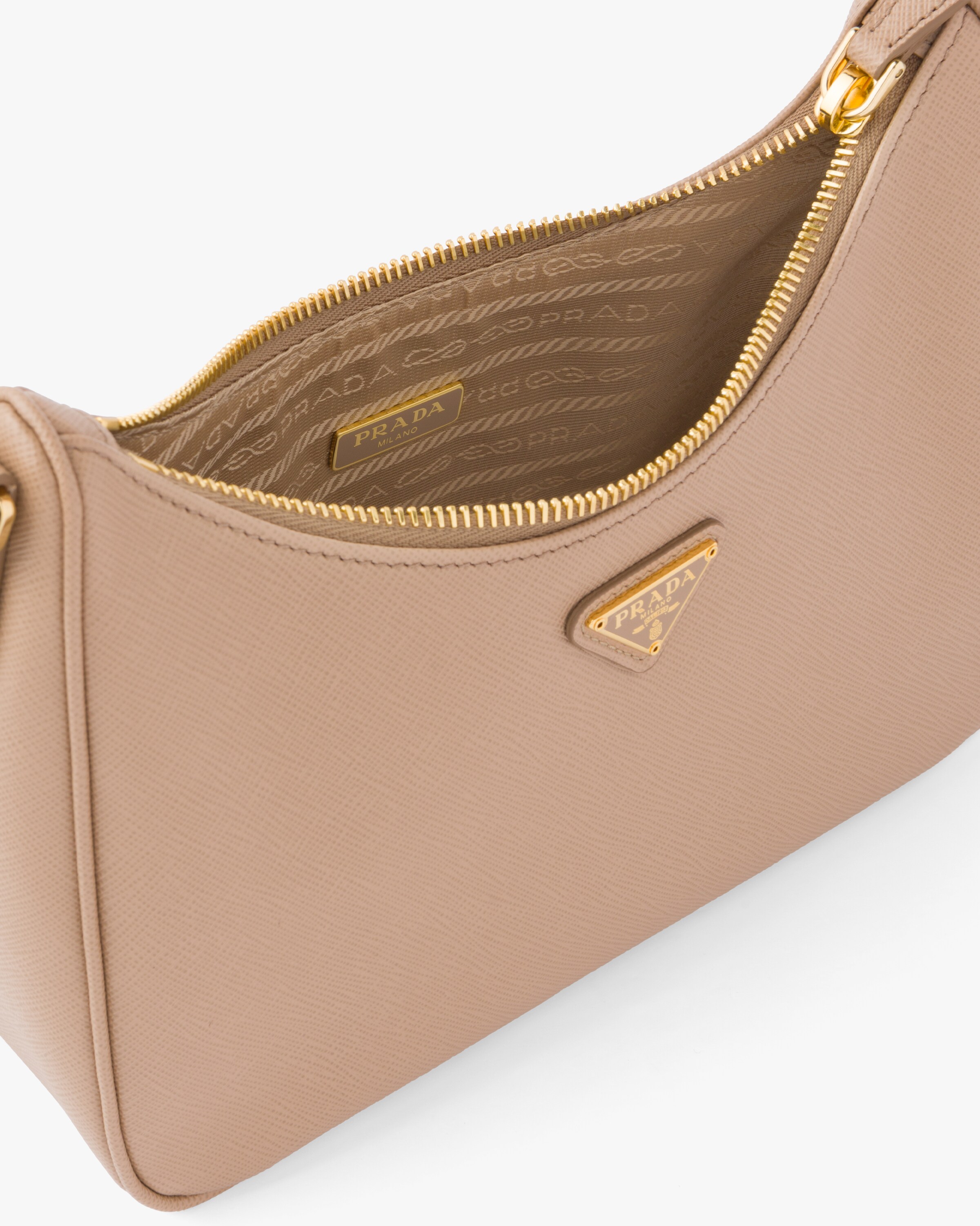Cameo Beige Prada ReEdition 2005 Saffiano leather bag Prada