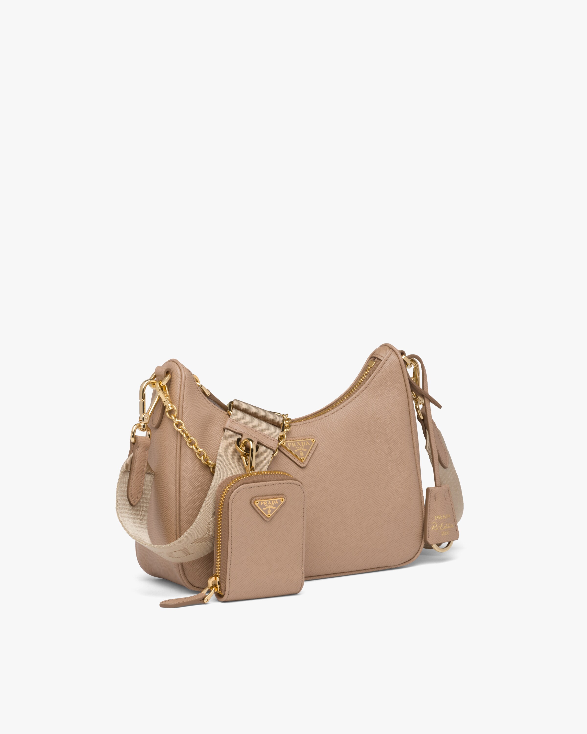 Cameo Beige Prada ReEdition 2005 Saffiano leather bag Prada