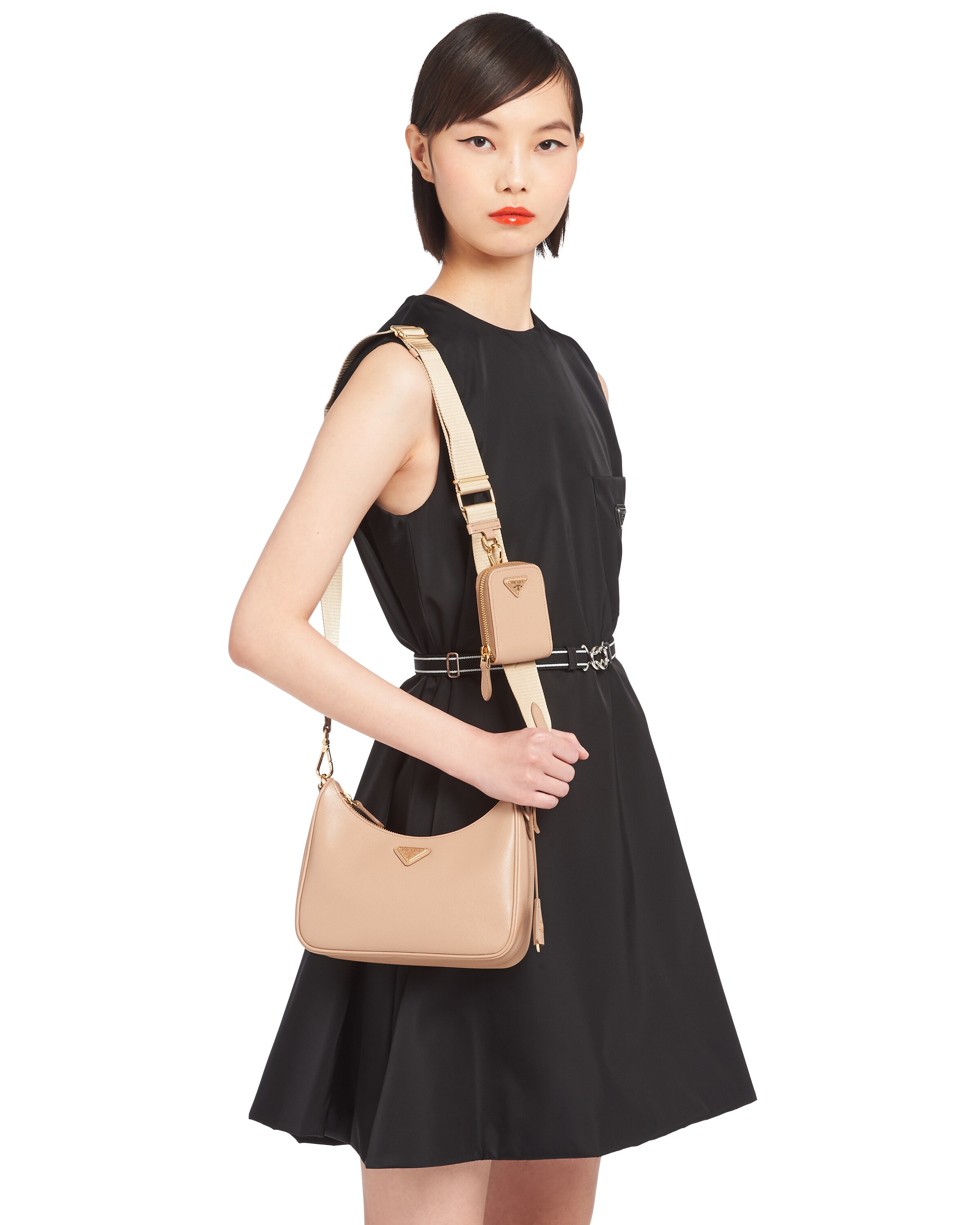 Cameo Beige Prada ReEdition 2005 Saffiano leather bag Prada