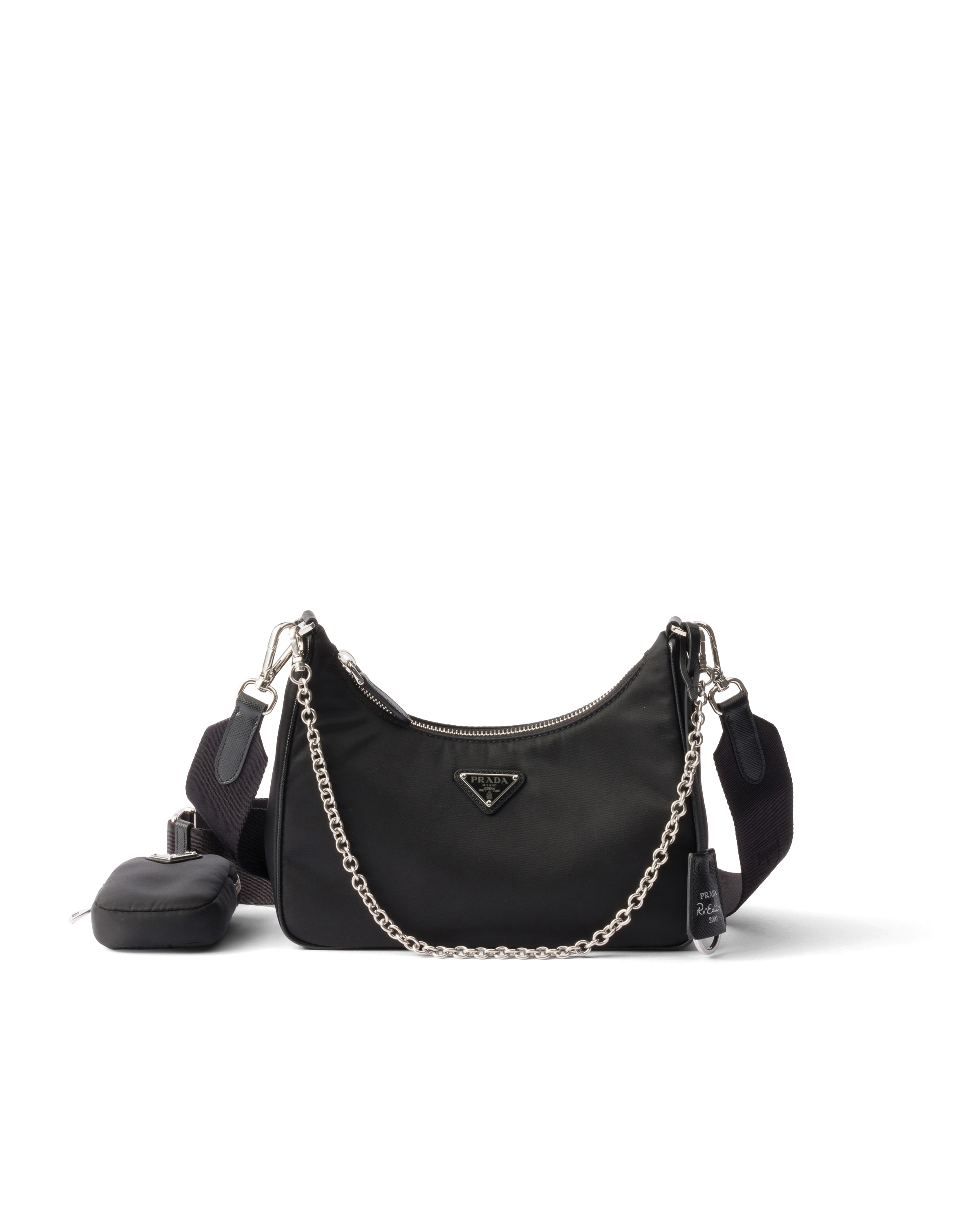 Prada Re-edition 2005 Re-nylon Bag, Woman, Black