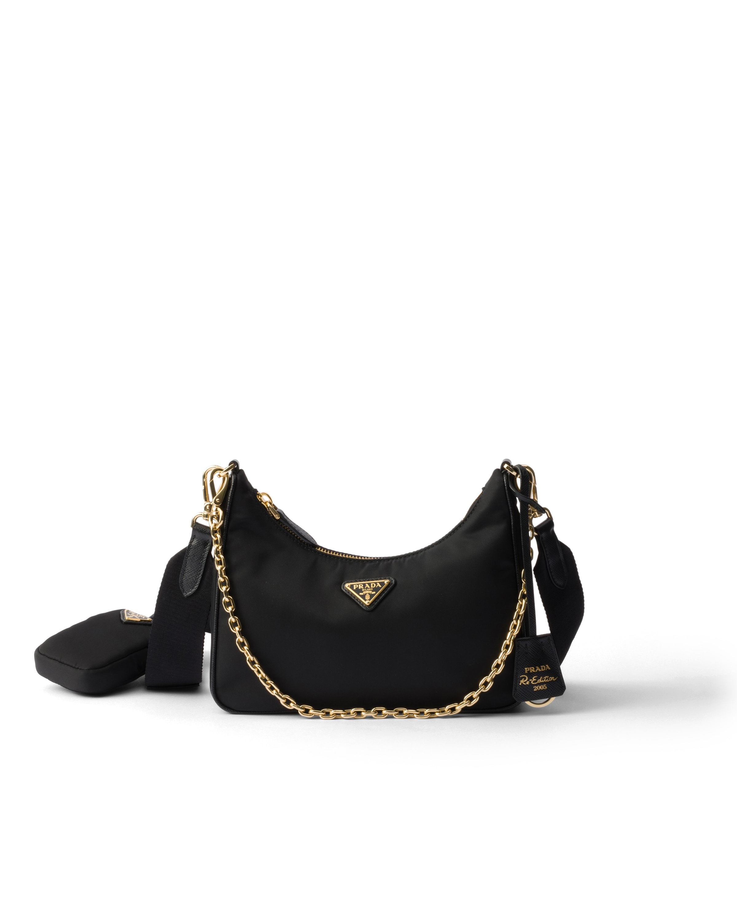 Prada Re-edition 2005 Re-nylon Bag, Woman, Black