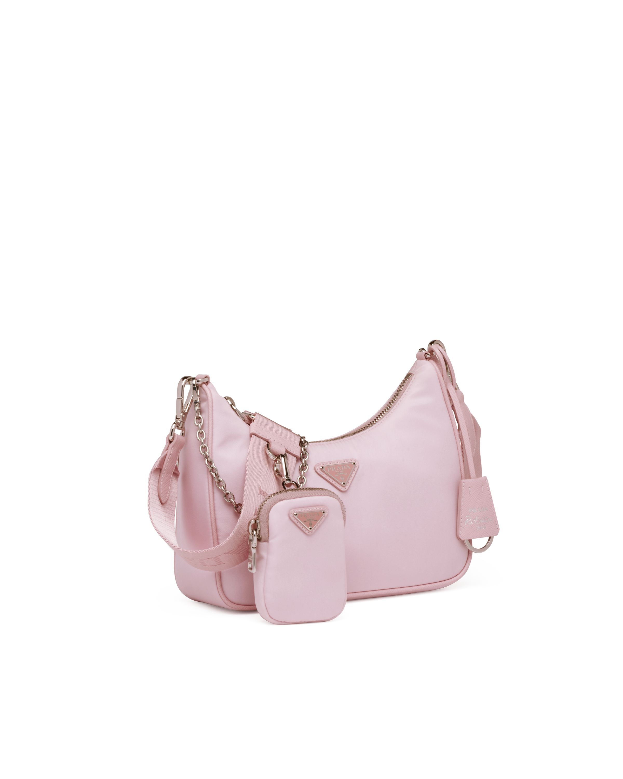 Alabaster Pink Prada Re-Edition 2005 Re-Nylon bag | Prada