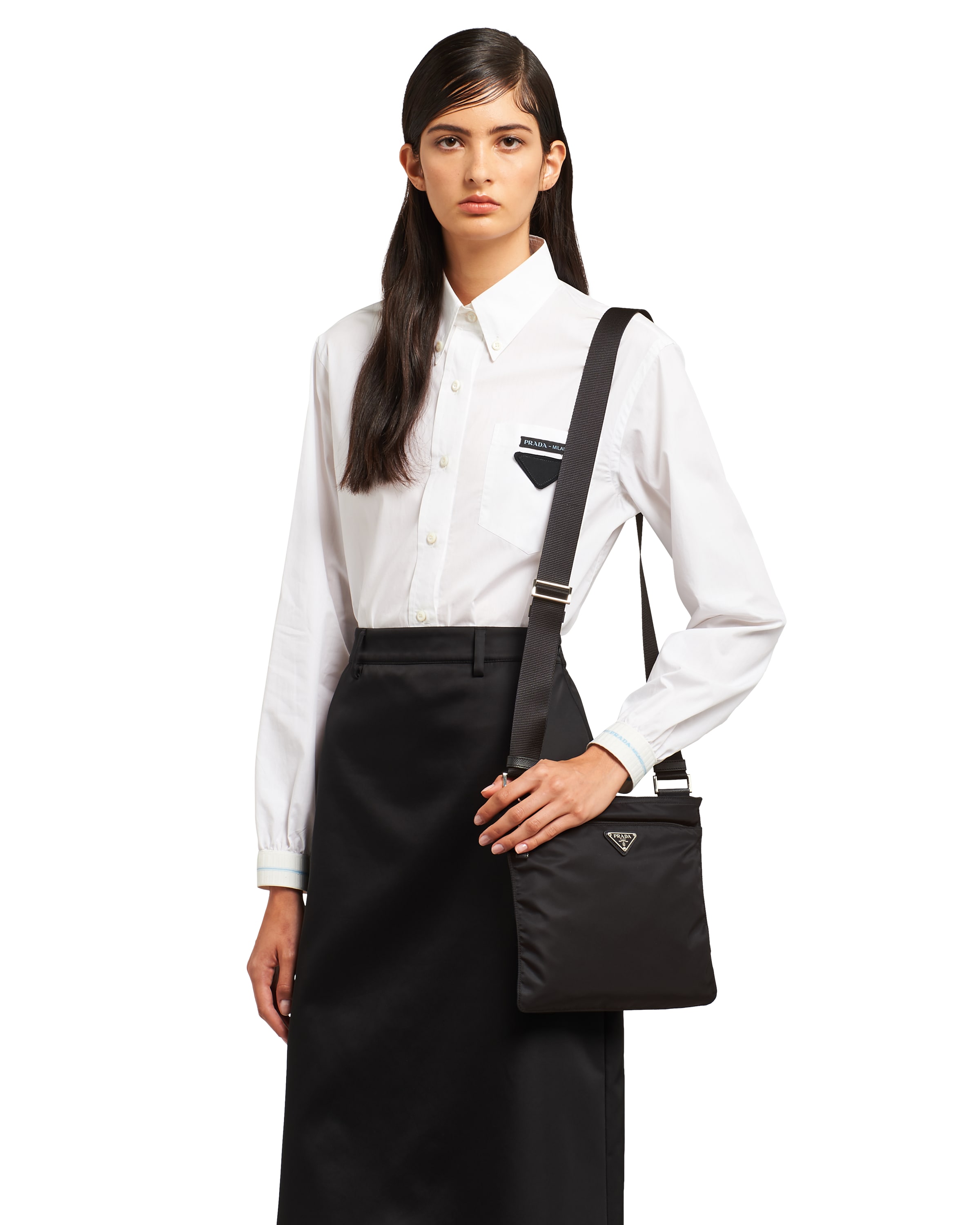 Fabric shoulder bag Prada