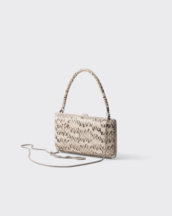 Ayers leather clutch - Rock Gray Ayers leather clutch - Rock Gray