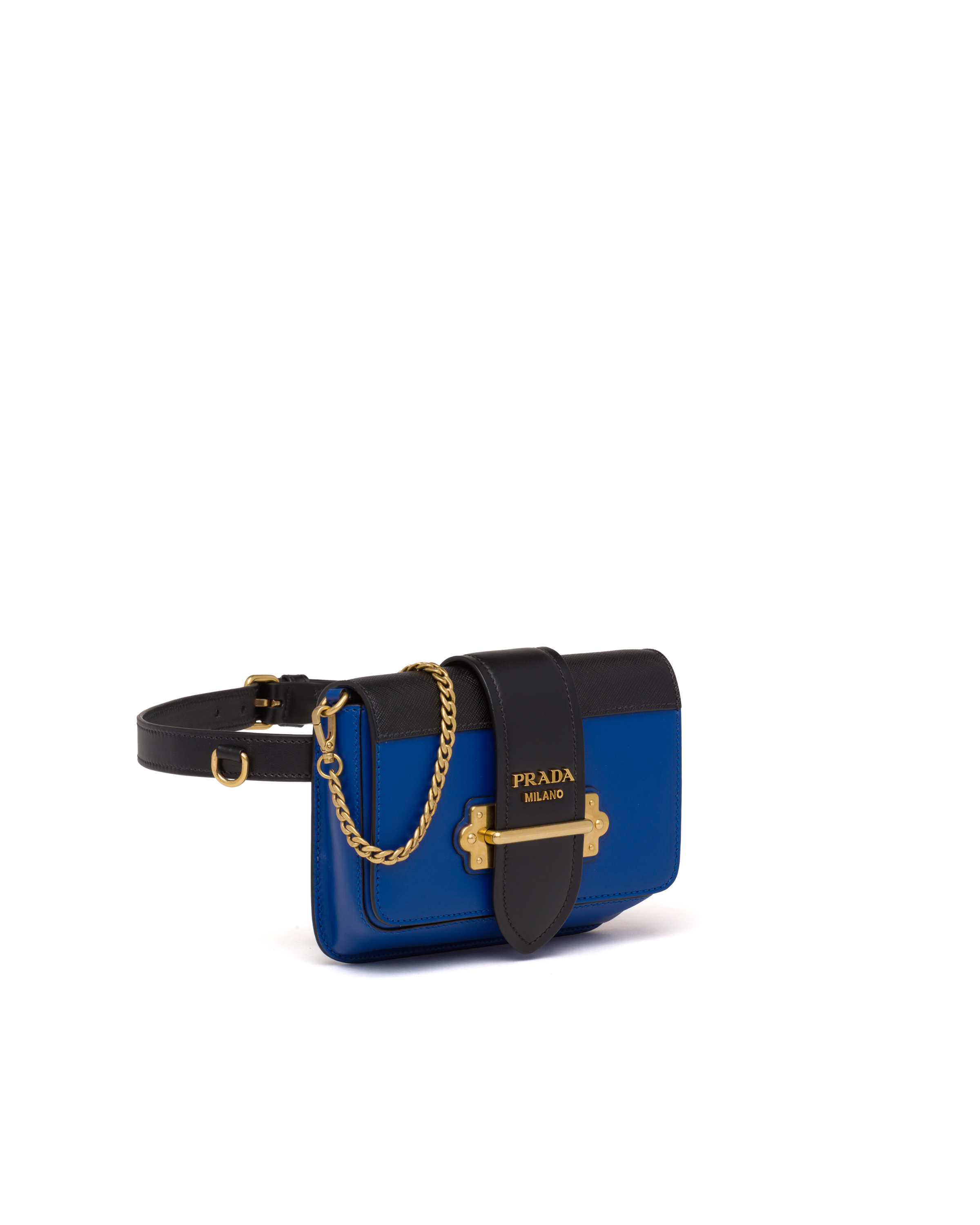 prada cahier bag blue