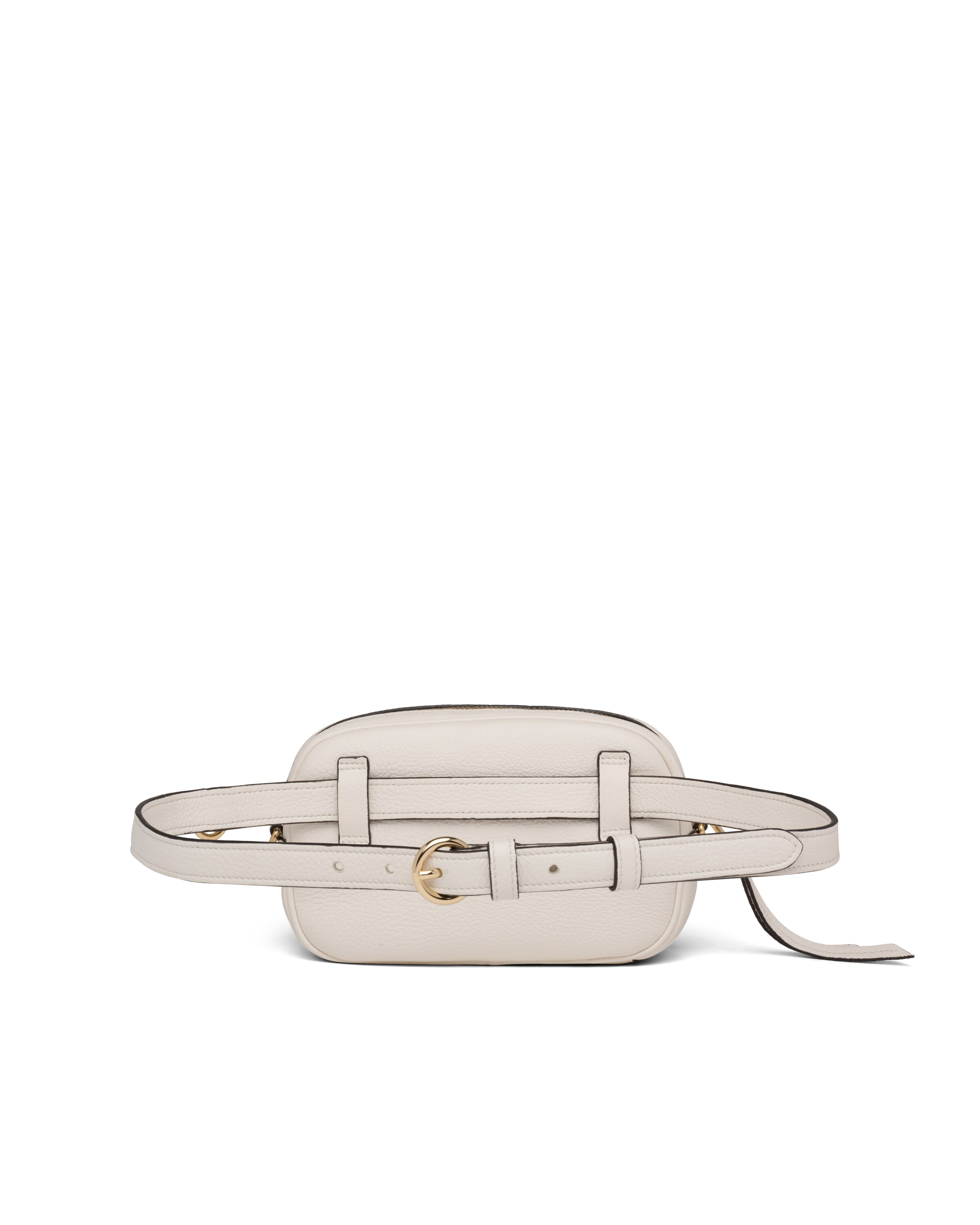 White Leather belt bag Prada