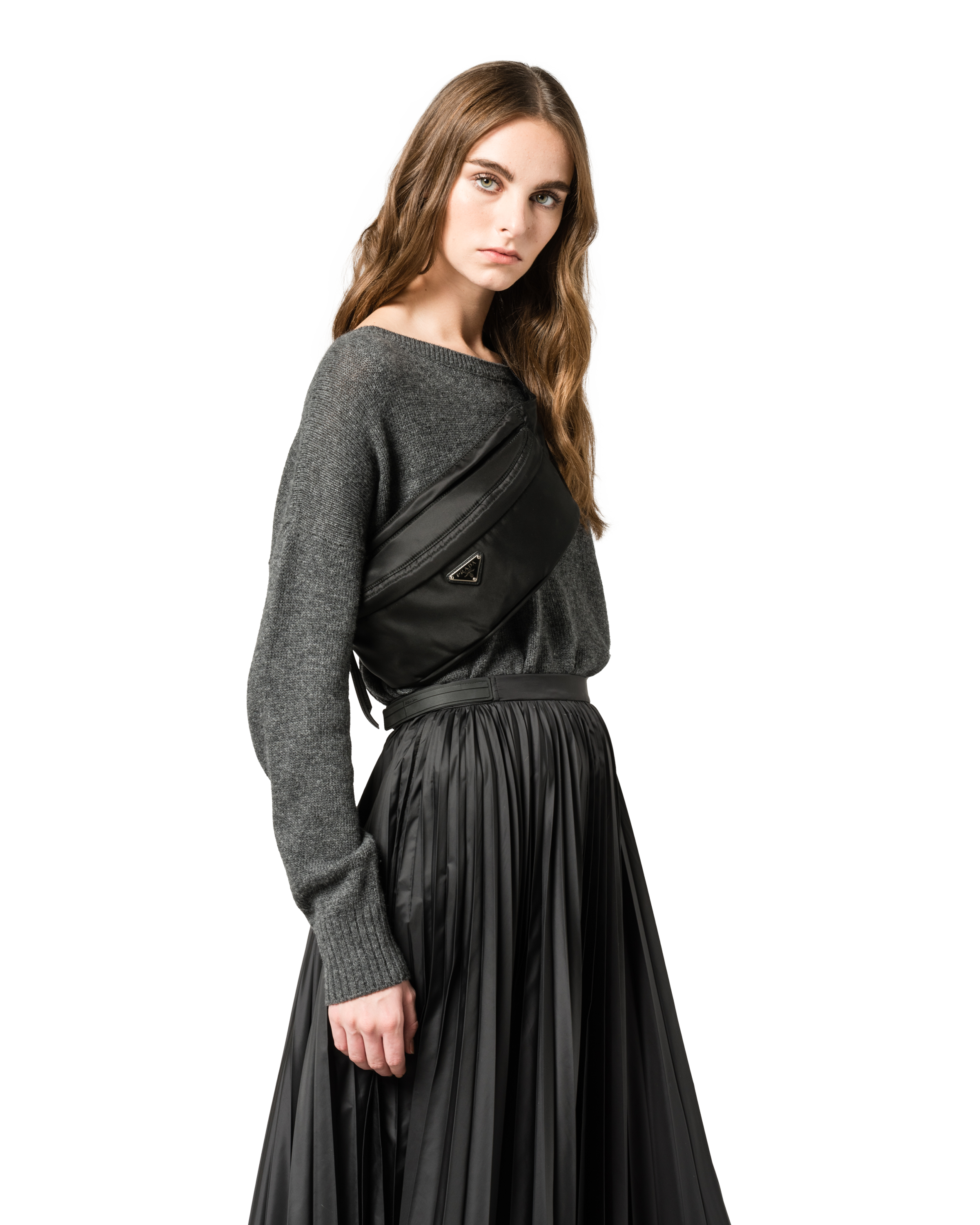 prada nylon belt bag womens