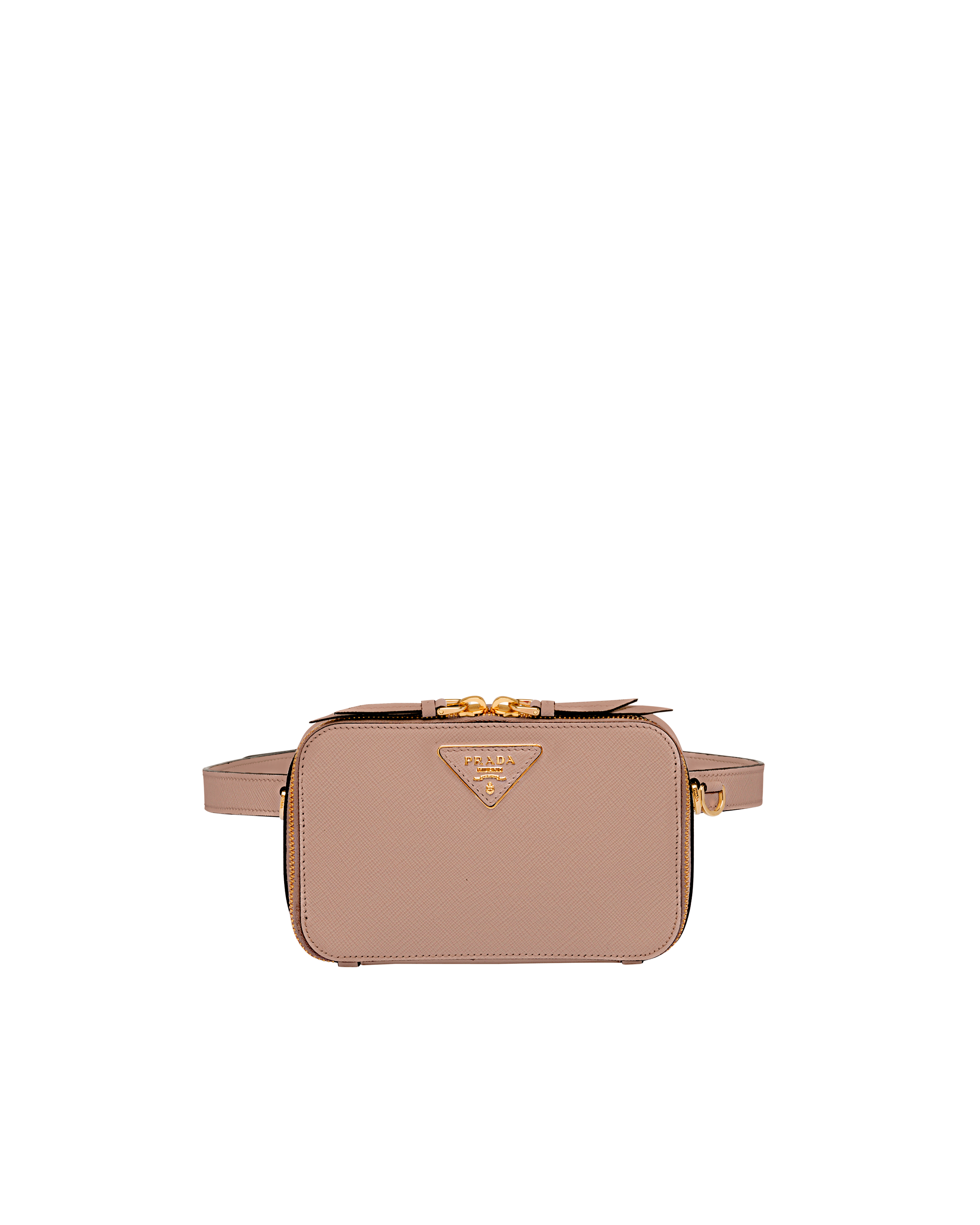 prada belt bag leather