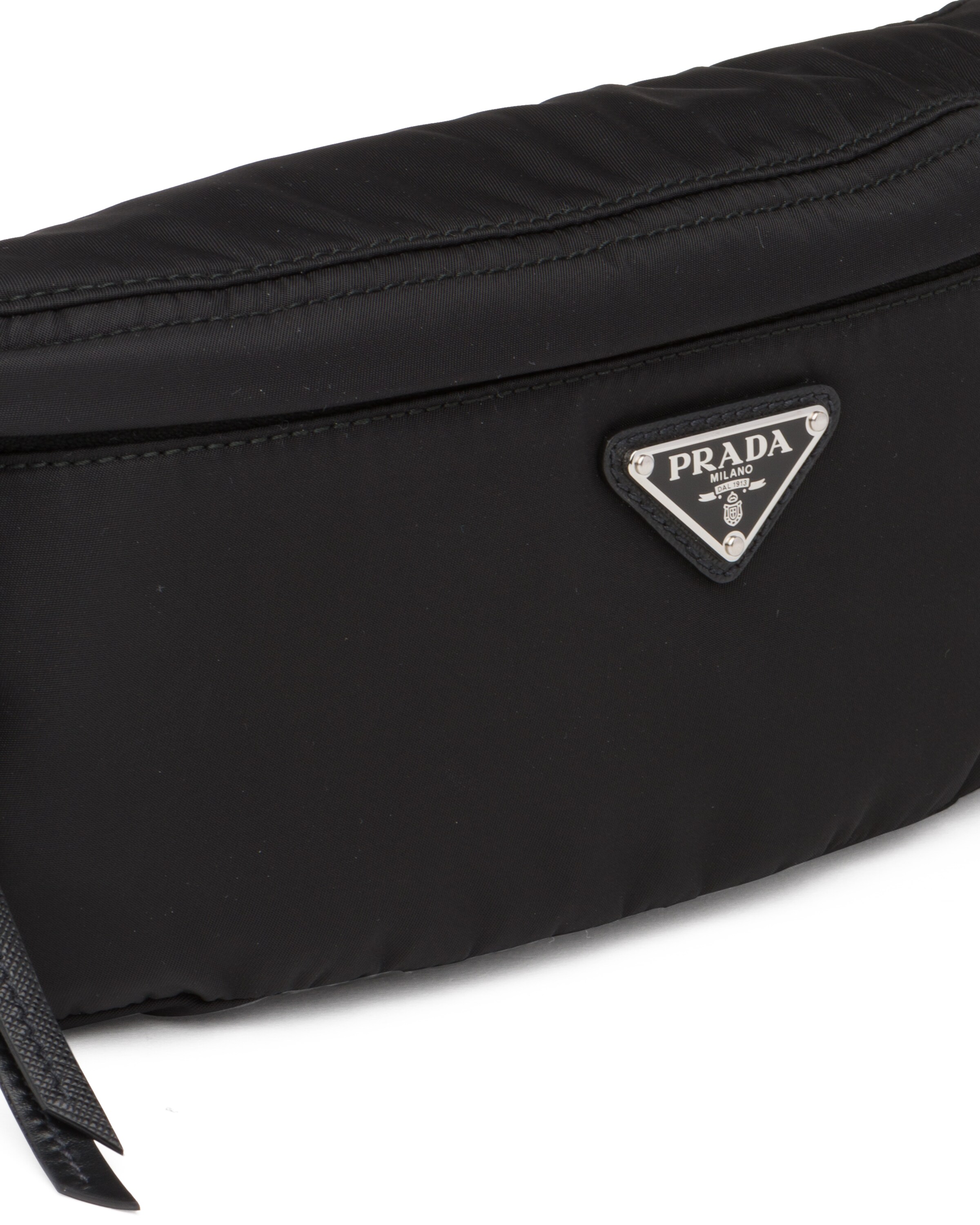 Black Nylon belt bag Prada