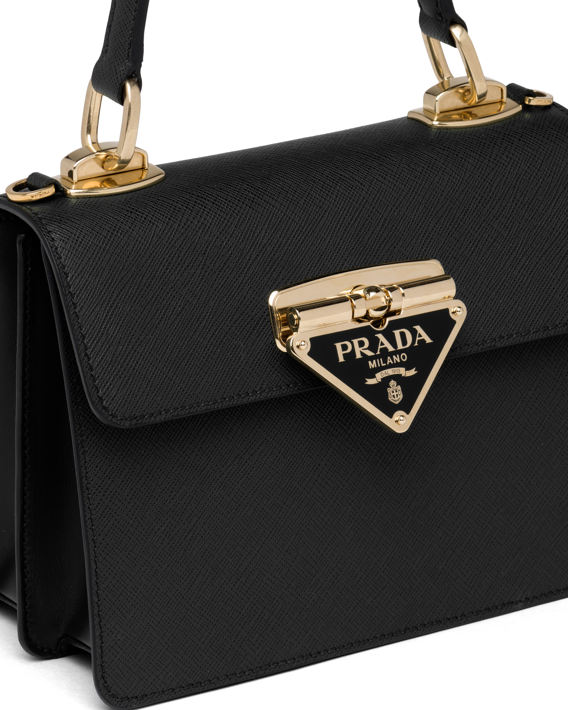 Black Saffiano leather Prada Symbole Bag Prada