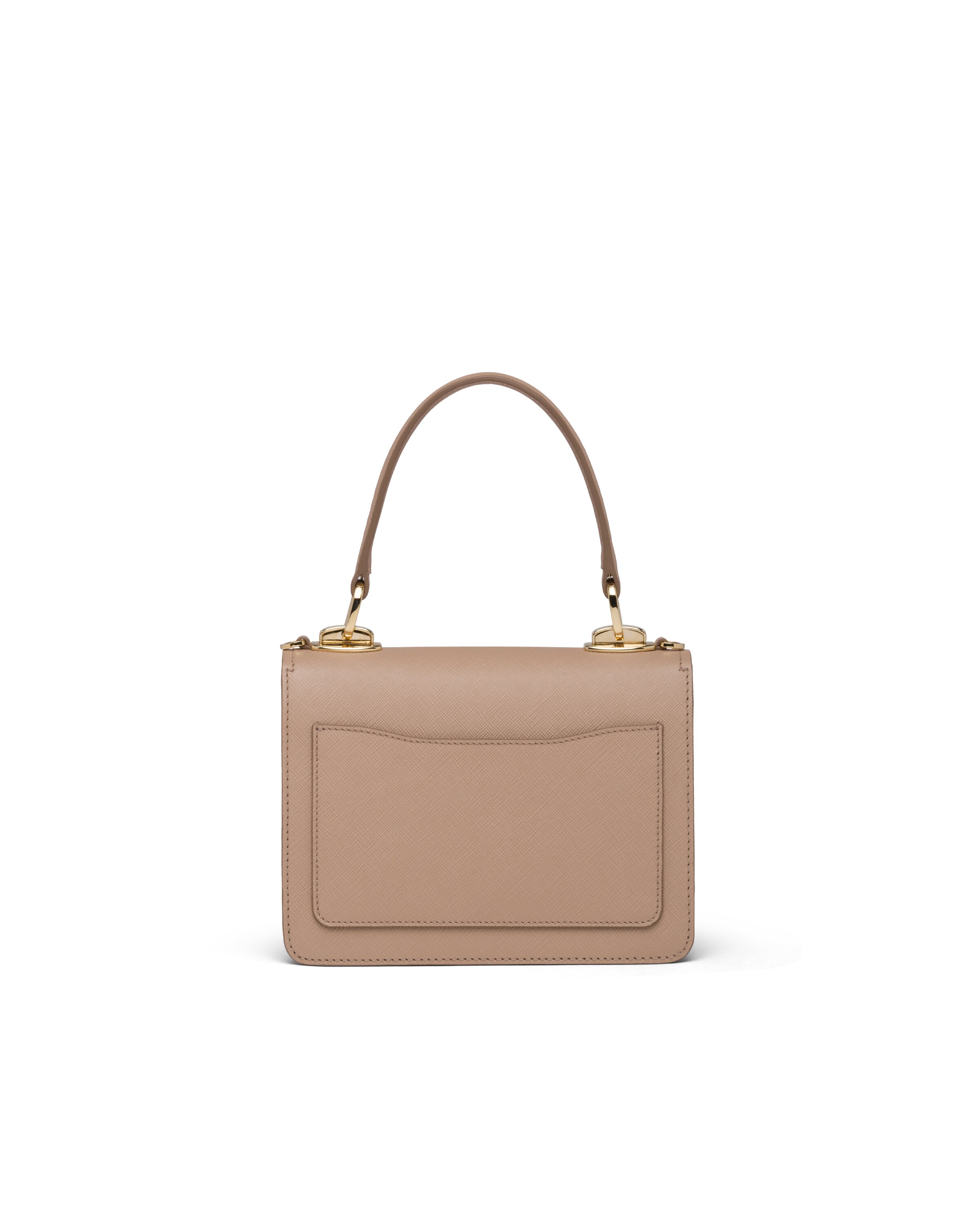 Cameo Beige Saffiano leather Prada Symbole Bag Prada