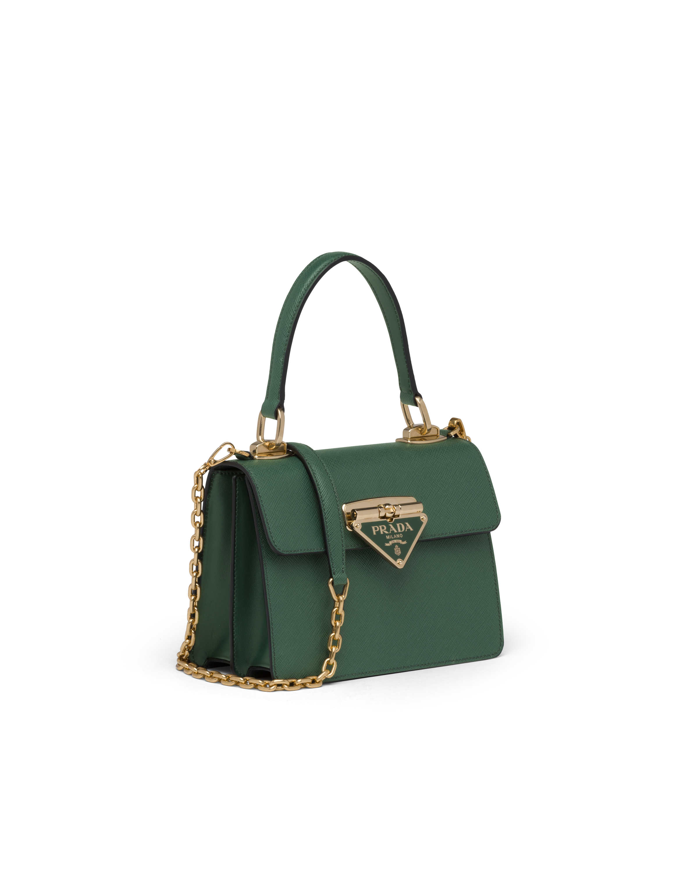 prada green tote