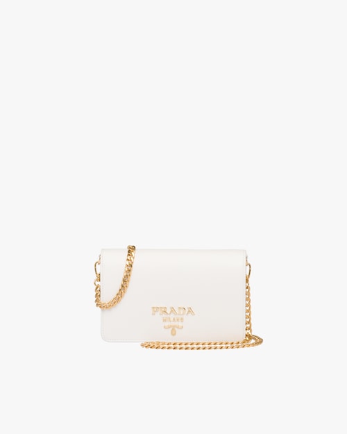 prada shoulder bag white