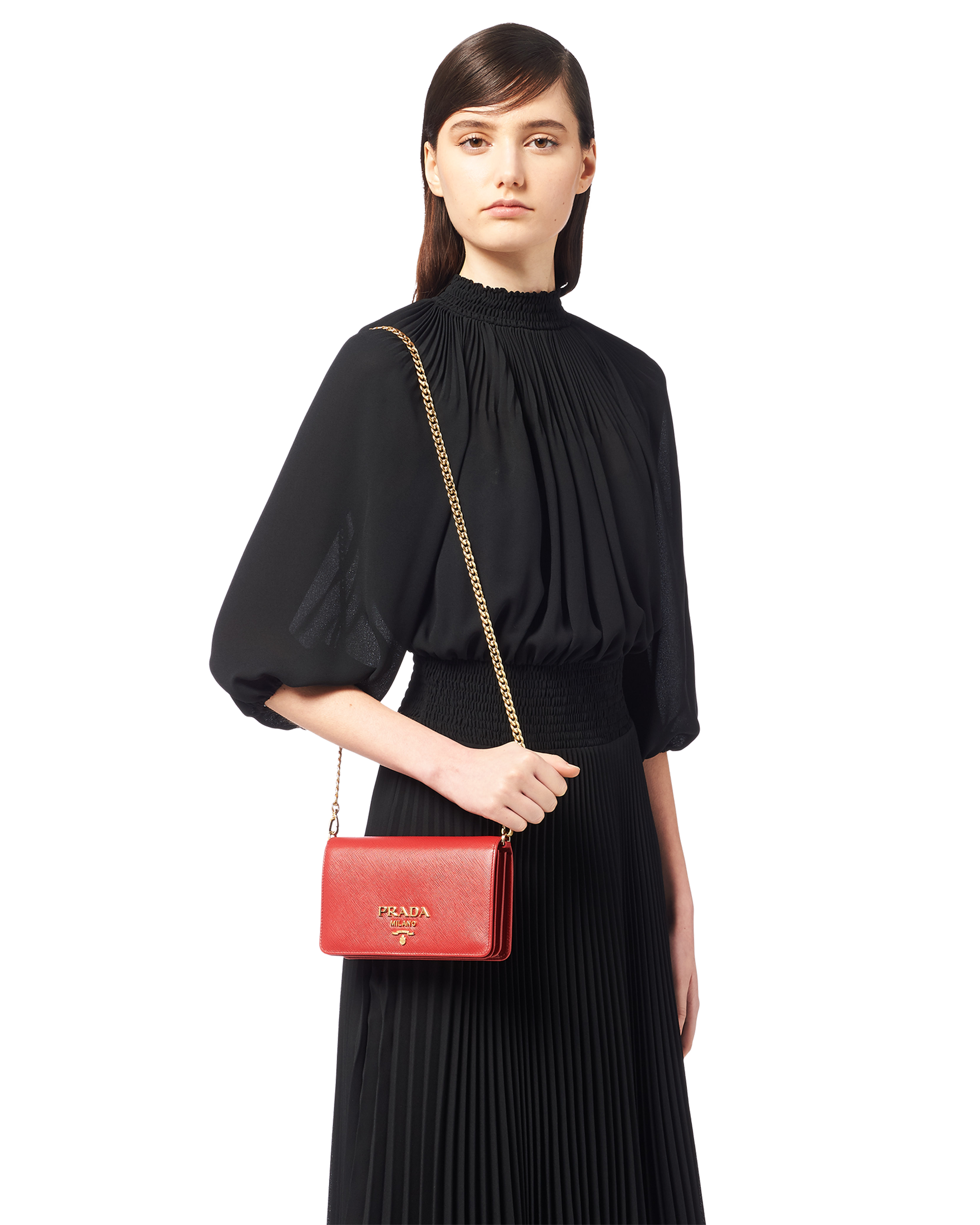 Saffiano leather shoulder bag | Prada