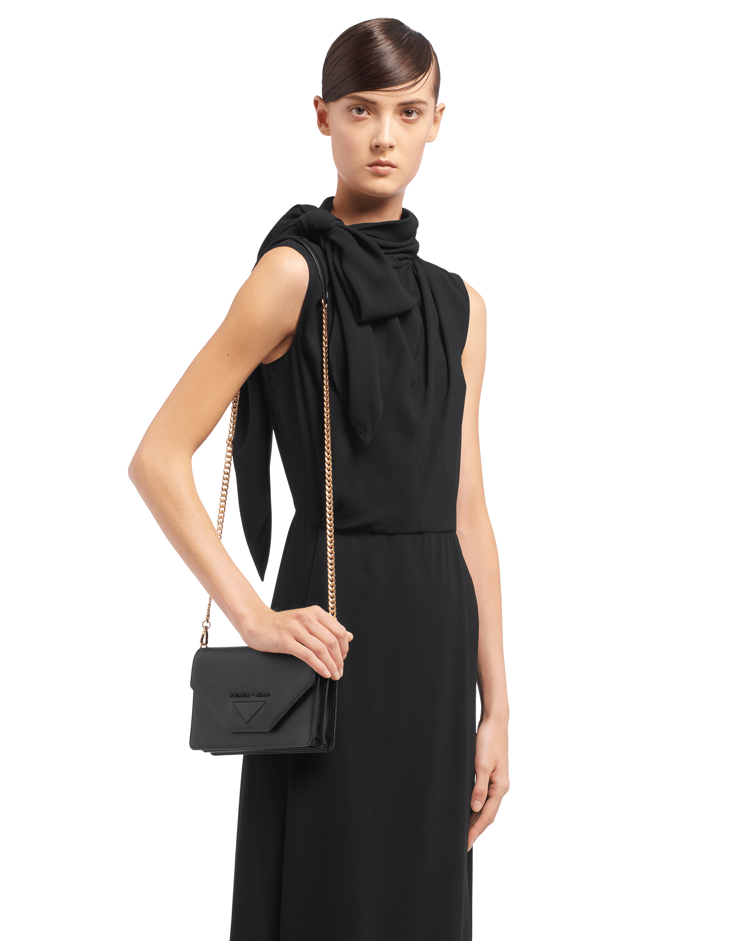 prada leather mini bag