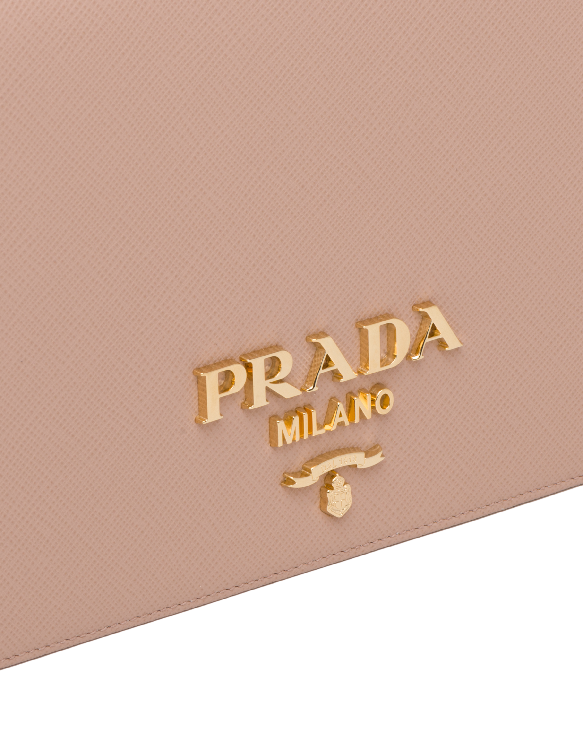 Prada mini bag nylon and saffiano leather pink cheap