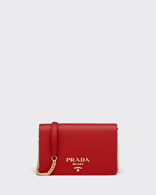 prada mini wallet on chain