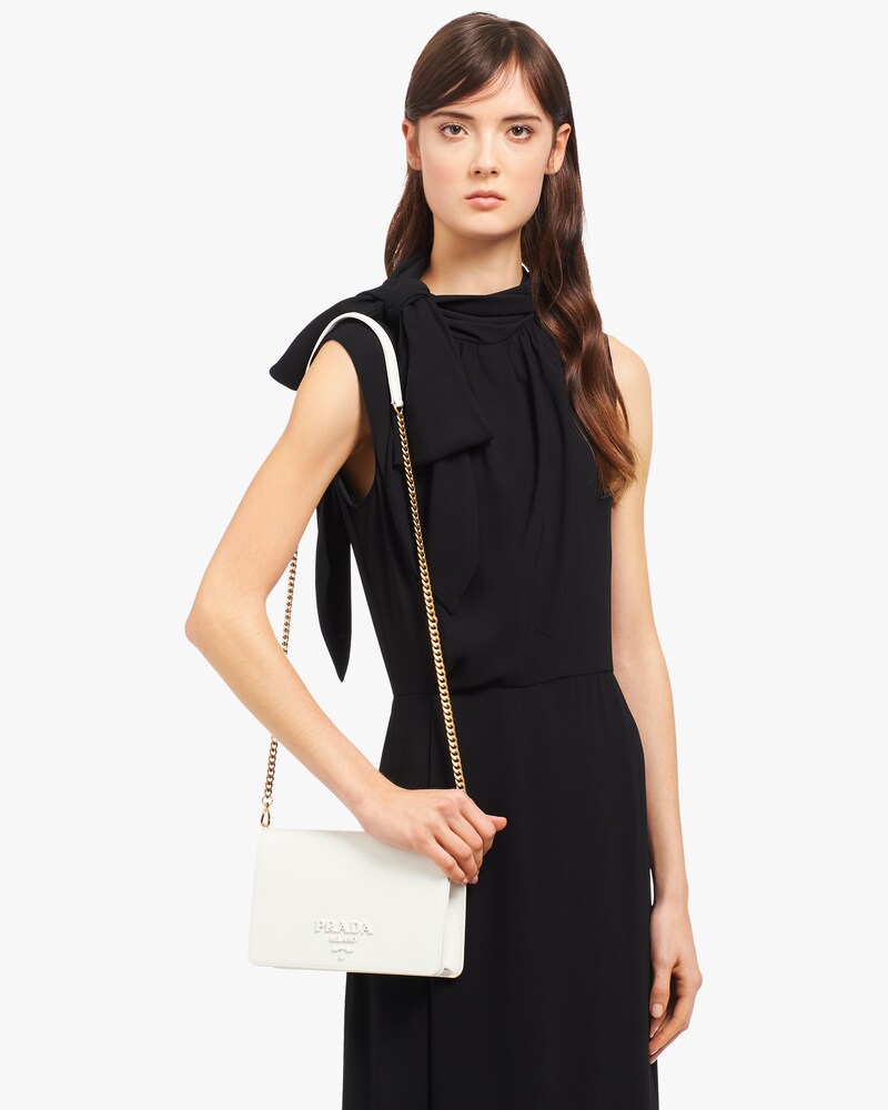 prada white mini bag