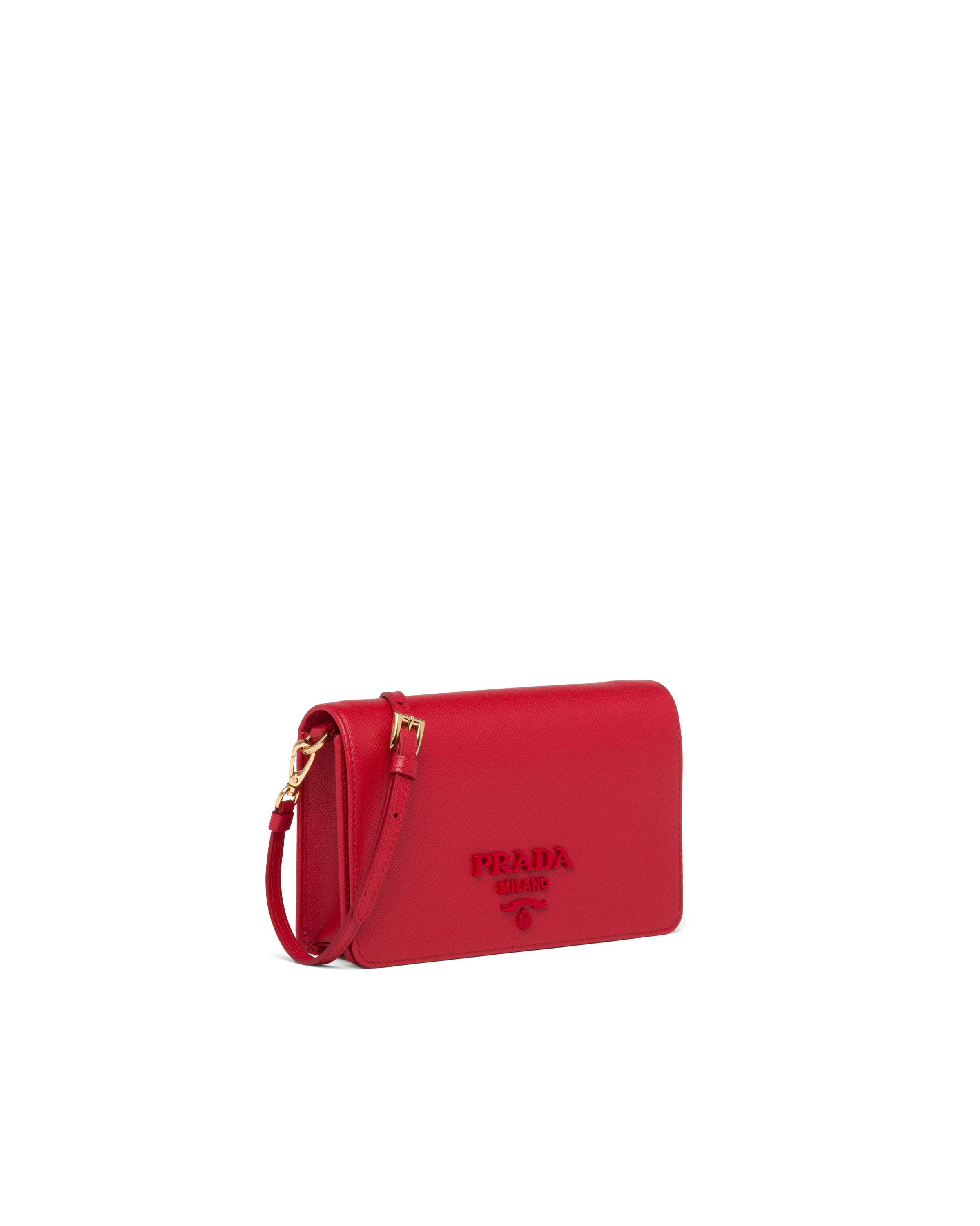 Red Saffiano Leather Mini Bag | Prada