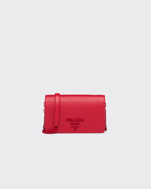 red prada saffiano bag