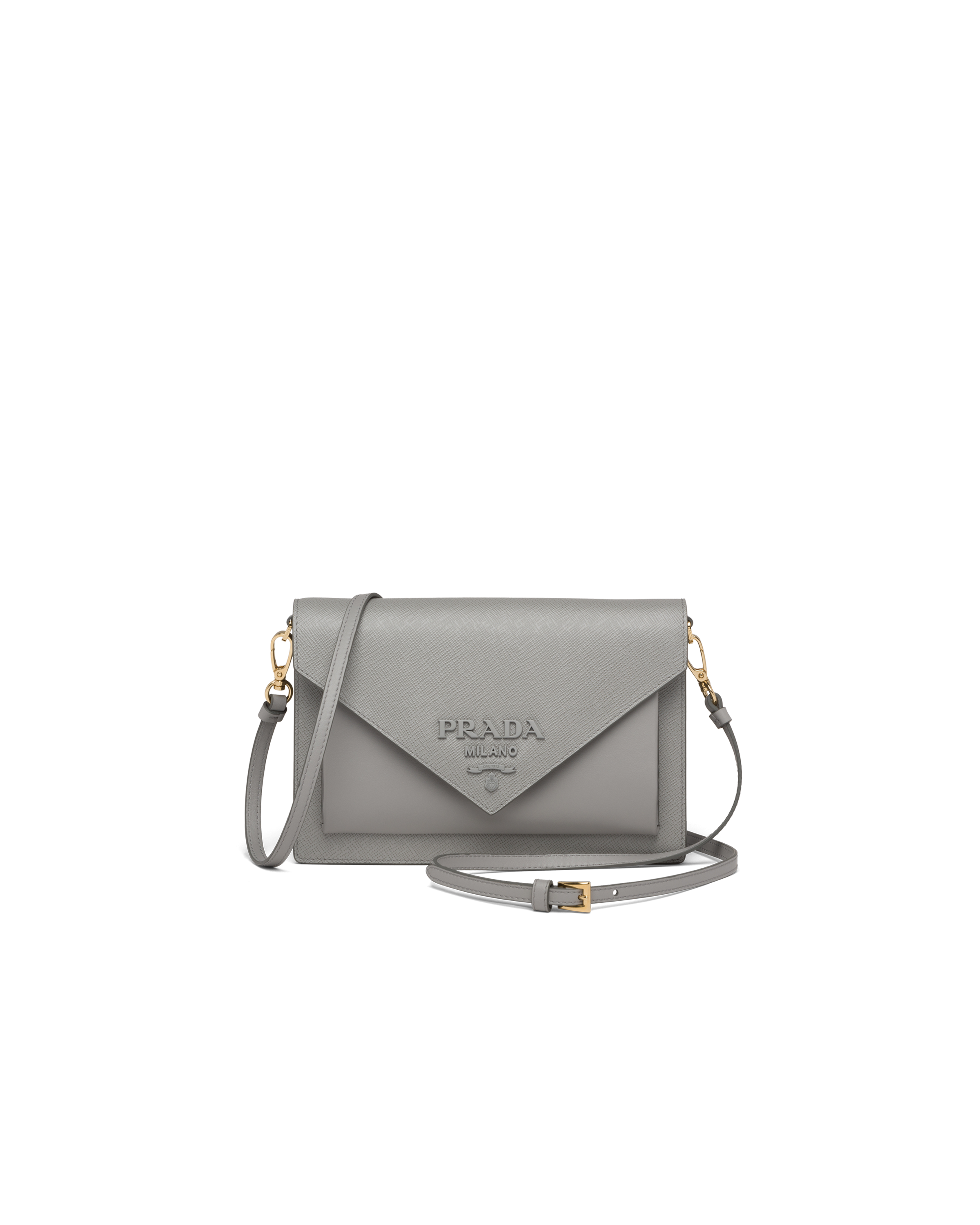 prada grey crossbody bag