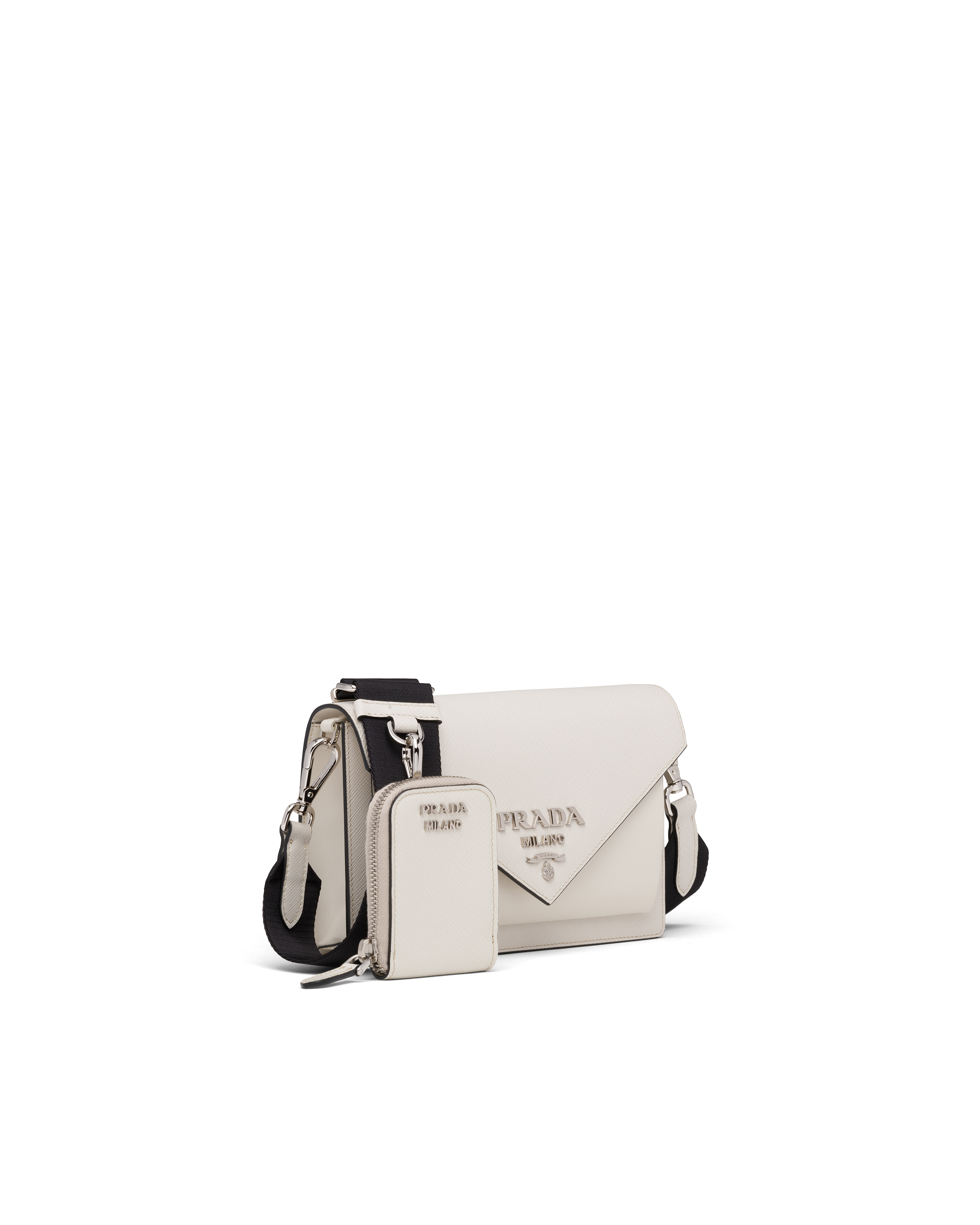 Saffiano leather mini envelope bag