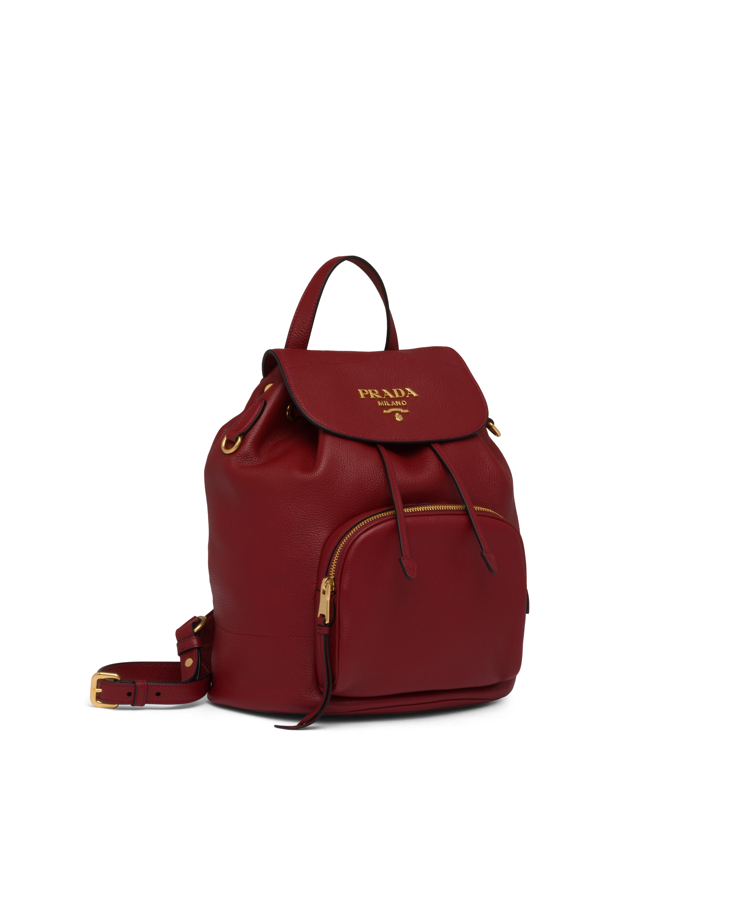 prada milano red bag