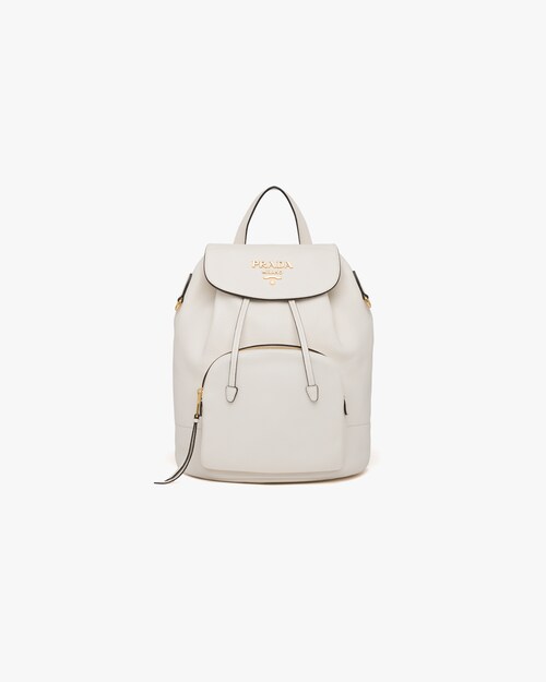 prada leather backpack