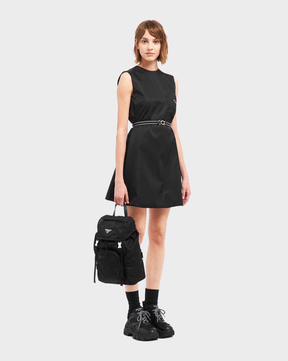 Black Re-Nylon backpack | Prada