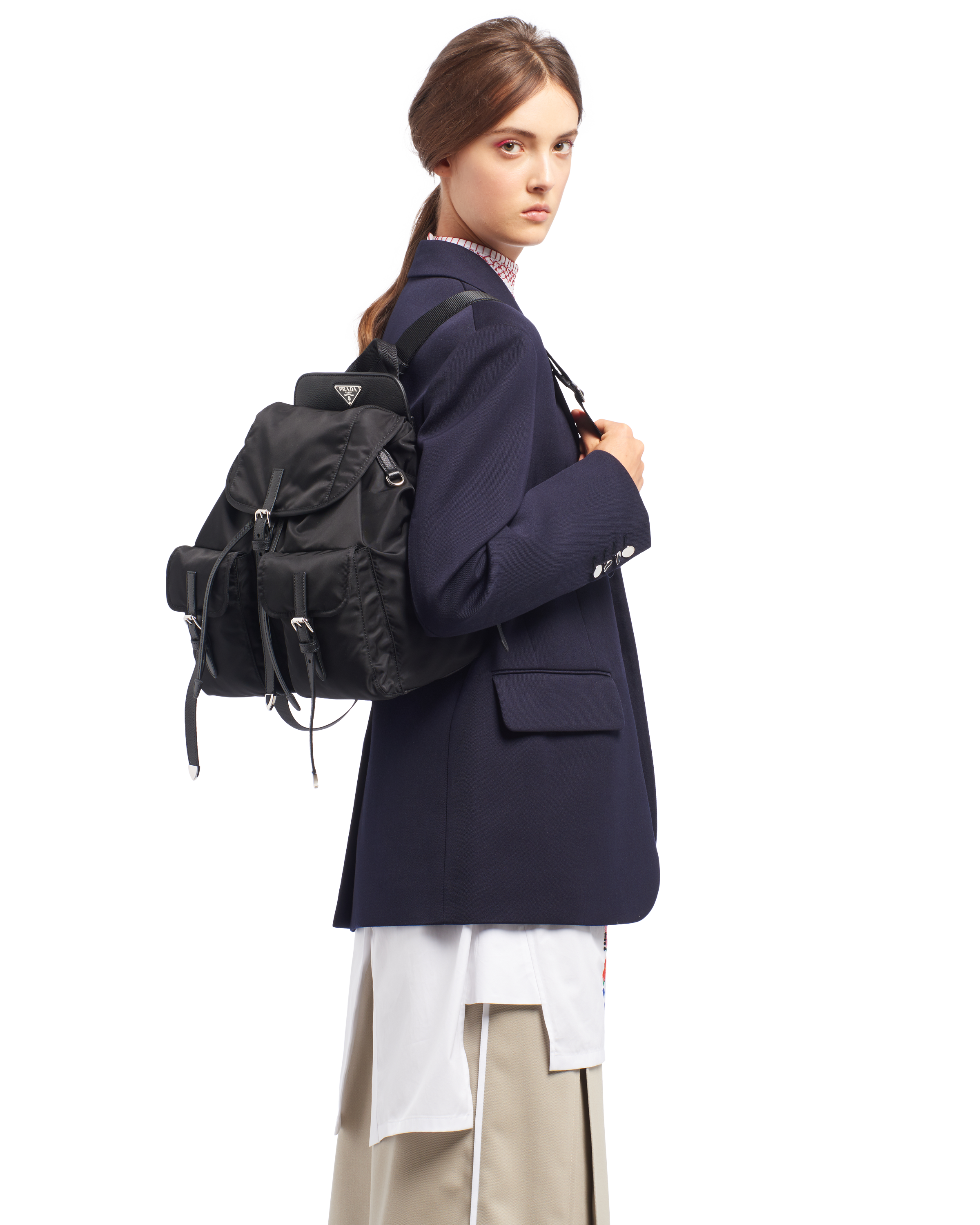 prada backpack women's